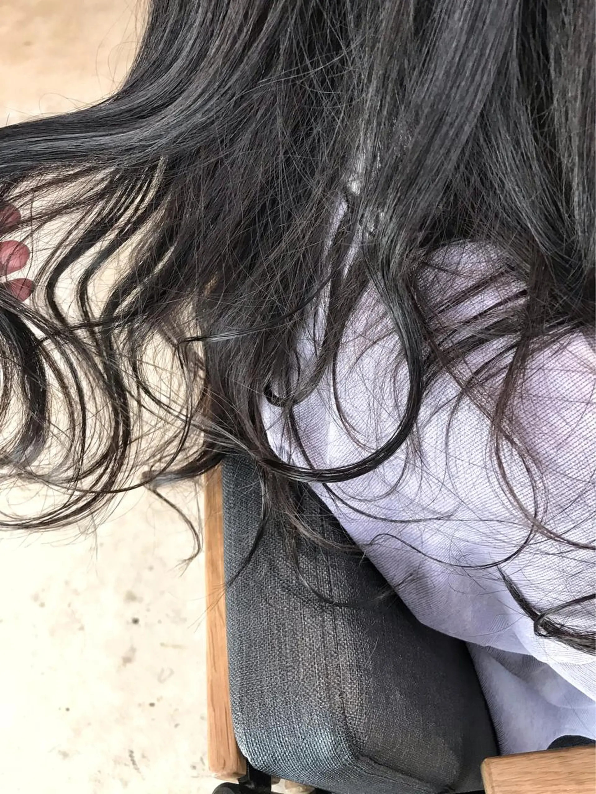 ロング カラー アッシュ レイヤー/髪質改善 渡邉【日吉美容室】のヘアスタイル