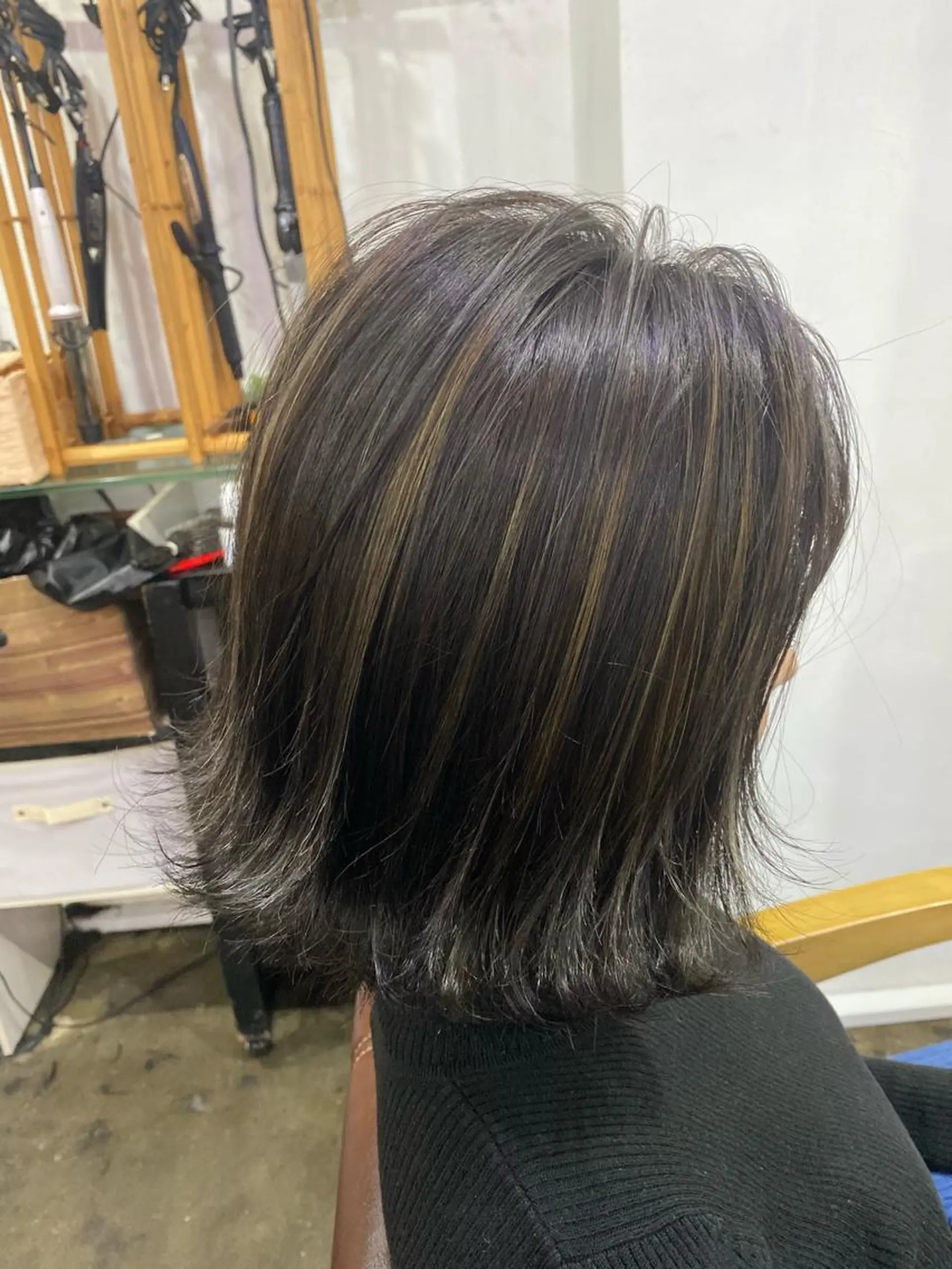 ミディアム カラー 【艶髪×韓国風】 毛流れ職人 RYOのヘアスタイル