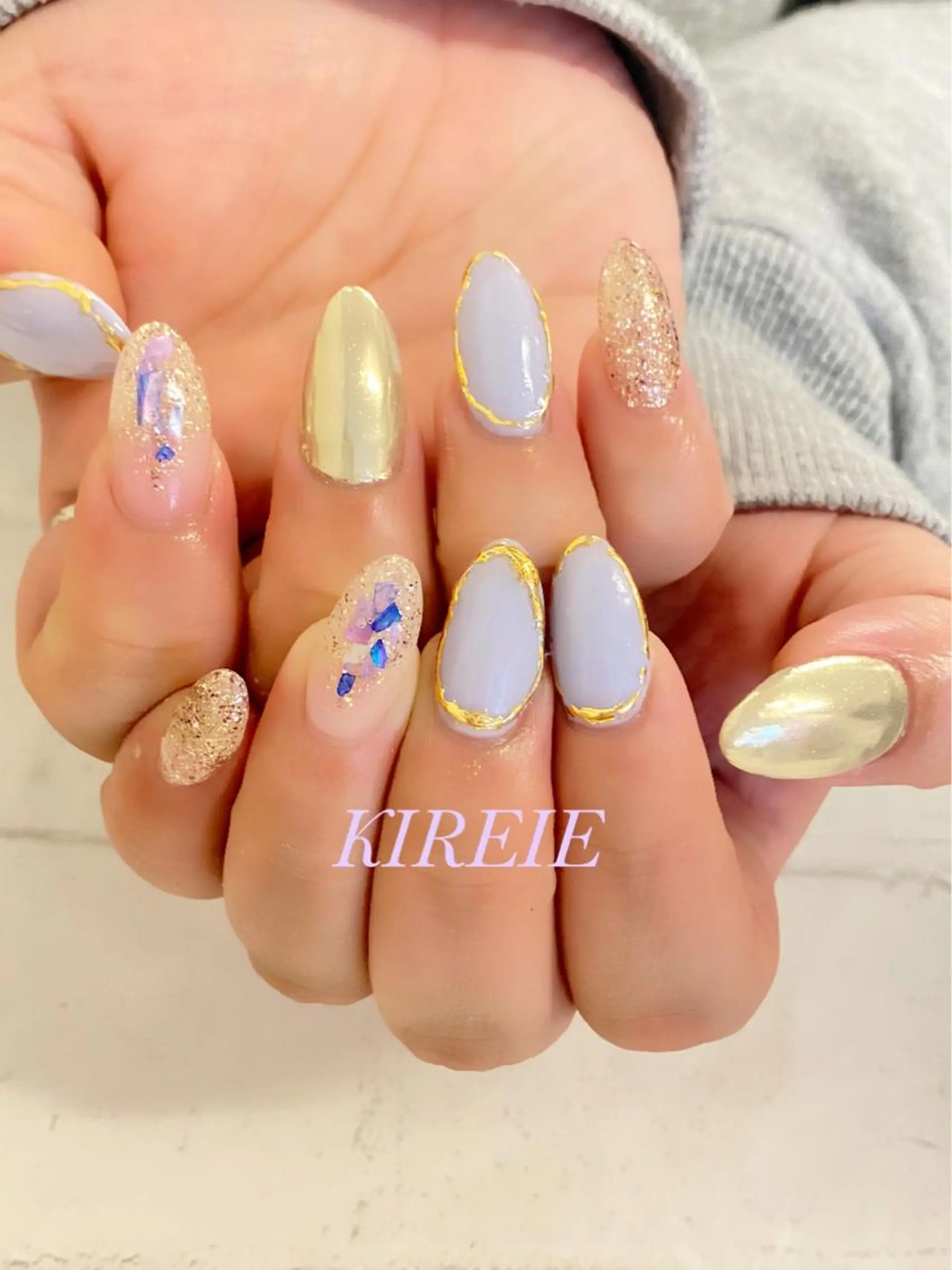 カラー ネイル アートネイル KIREIE NAILSのネイルデザイン