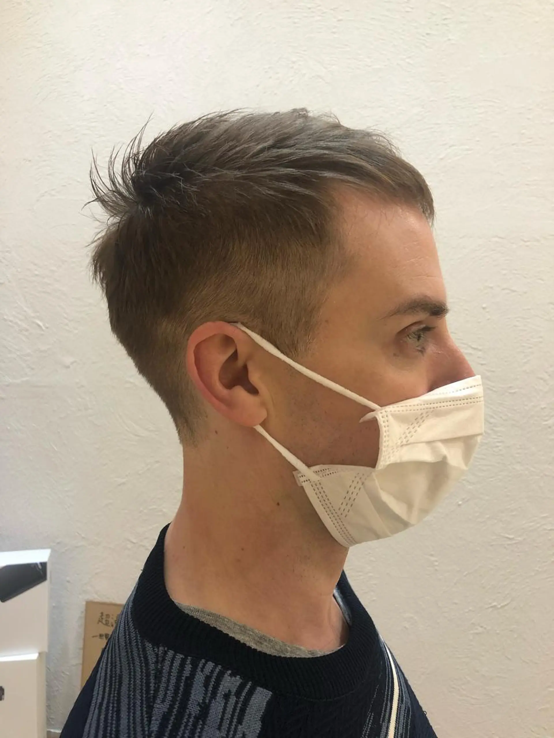 ショート メンズ 艶質改善/縮毛矯正 ササキナツミのヘアスタイル