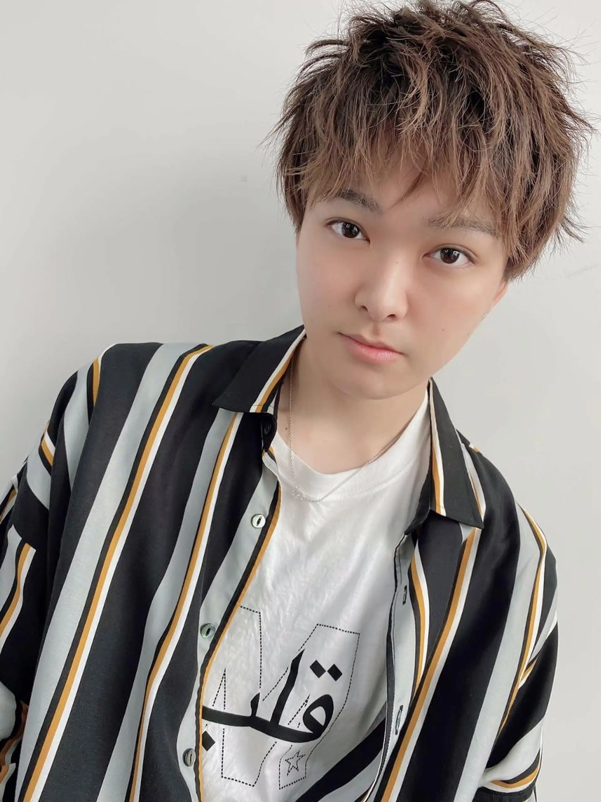 ショート カラー メンズ 【メンズ】 shelterのヘアスタイル