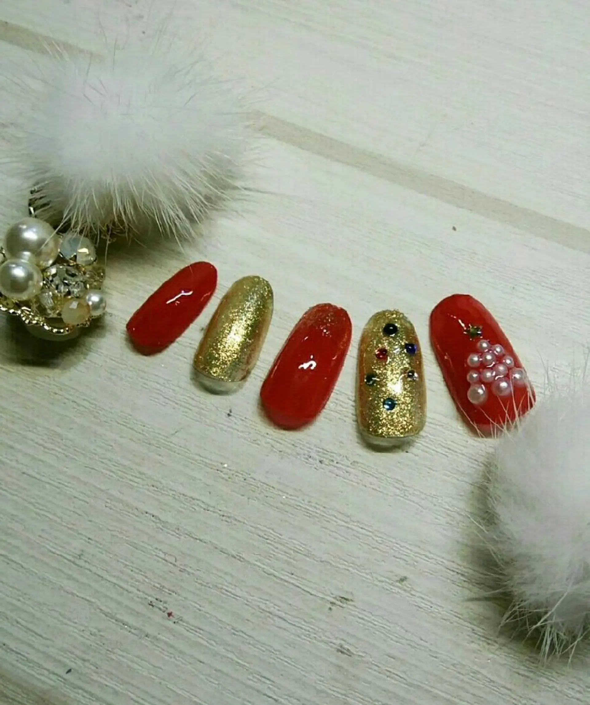 ネイル 冬ネイル クリスマス ネイリスト AIKOのネイルデザイン