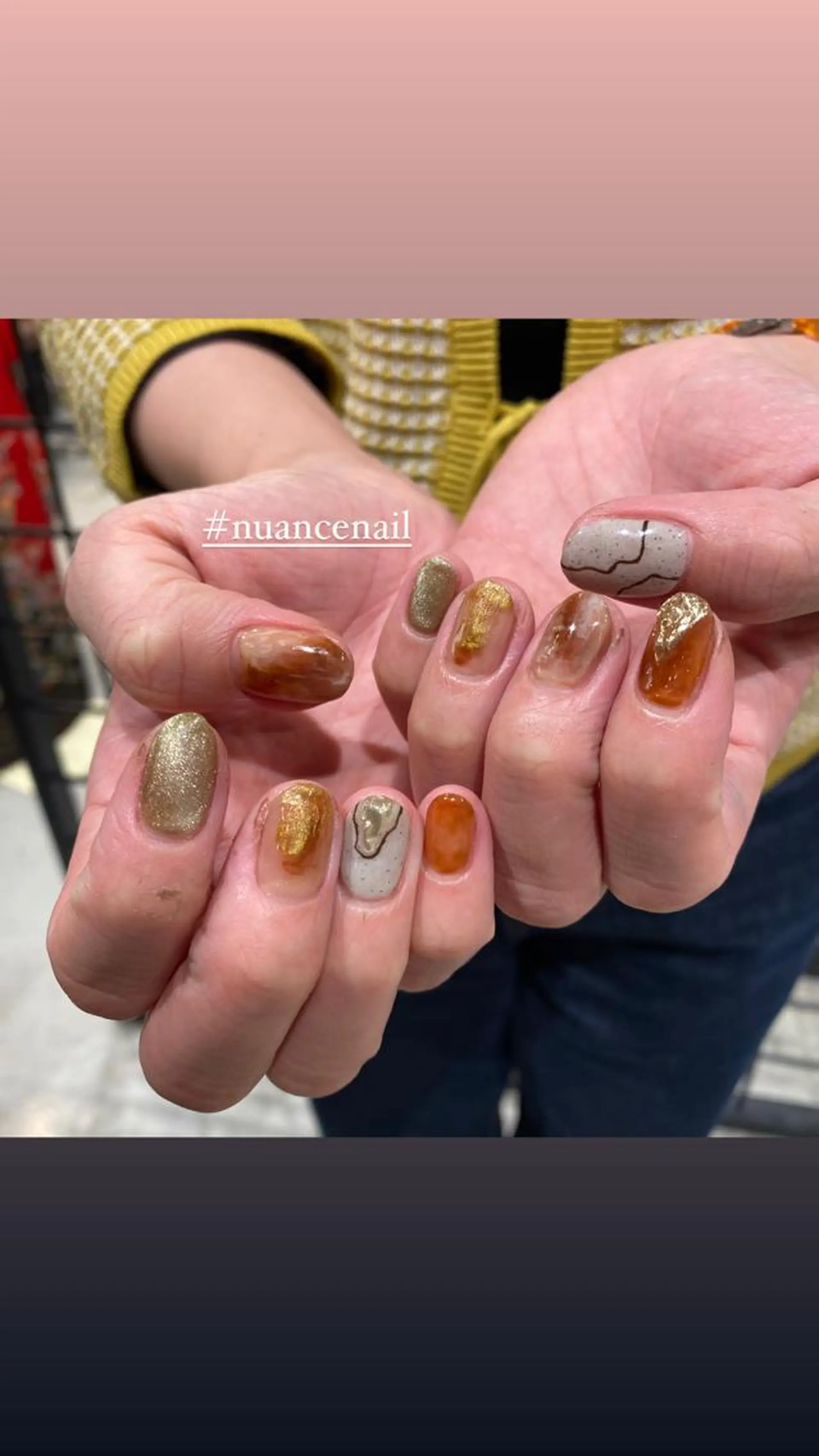 ネイル ニュアンスネイル ハンドネイル 淡色ネイル 🎀moeのネイルデザイン