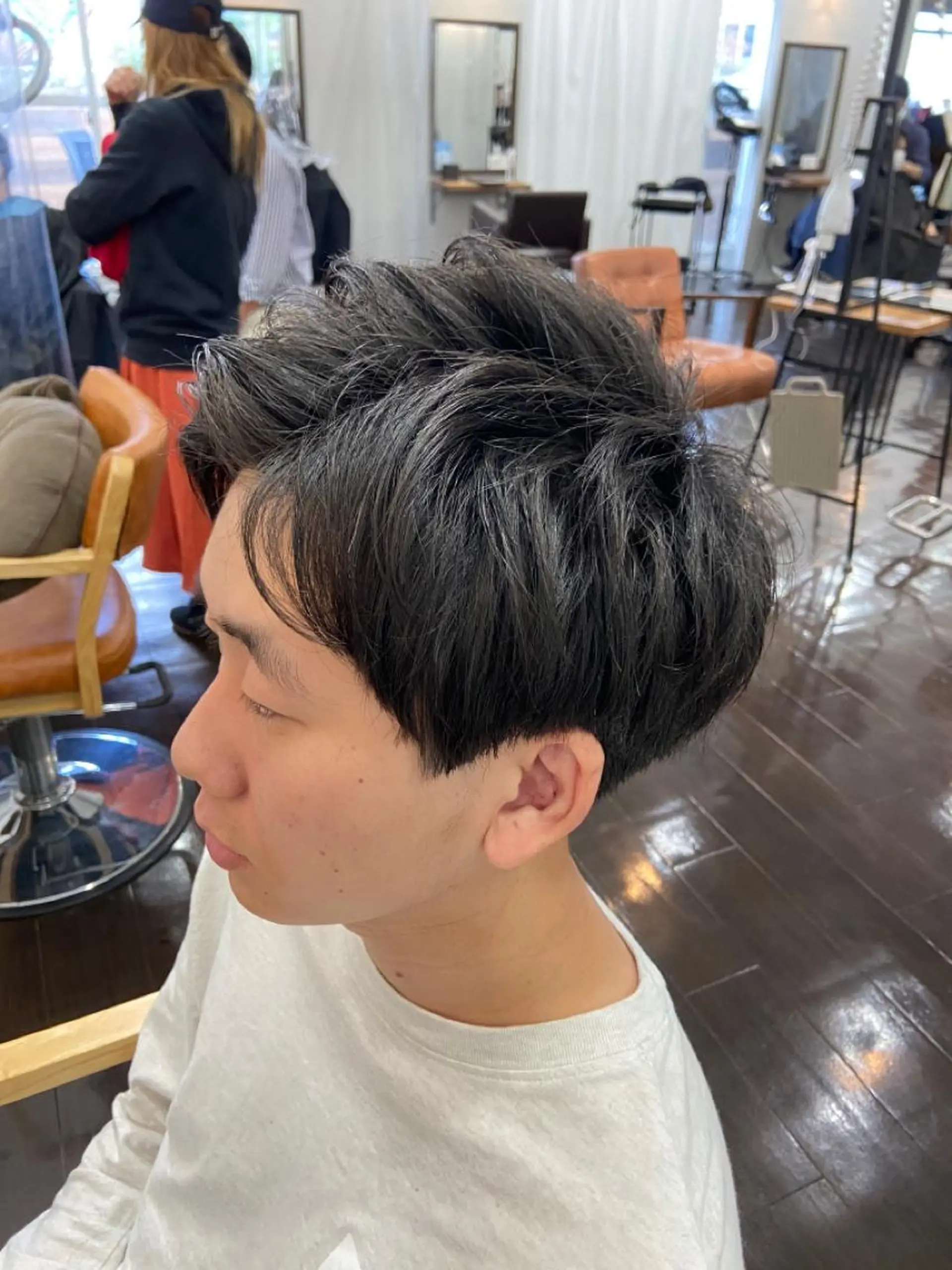 ショート カラー パーマ ヘアアレンジ メンズ キッズ ネイル マツエク・マツパ 子どものヘアアレンジ メンズバレイヤージュ メンズハイライト メンズインナーカラー メンズ韓国風 times salon名駅所属・久木原 ゆりのヘアスタイル