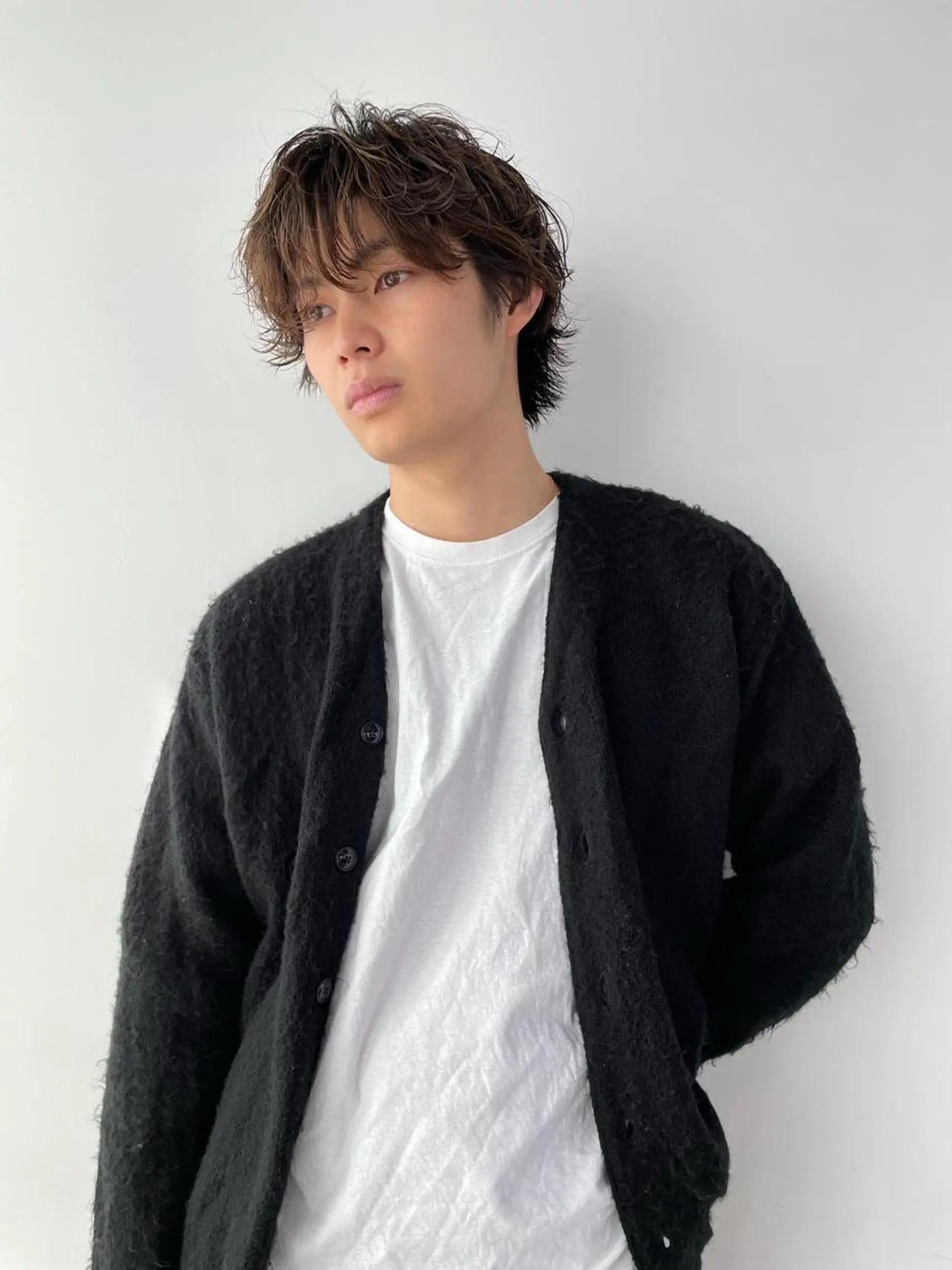 ショート パーマ メンズ カット パーマ 高田 翔平のヘアスタイル