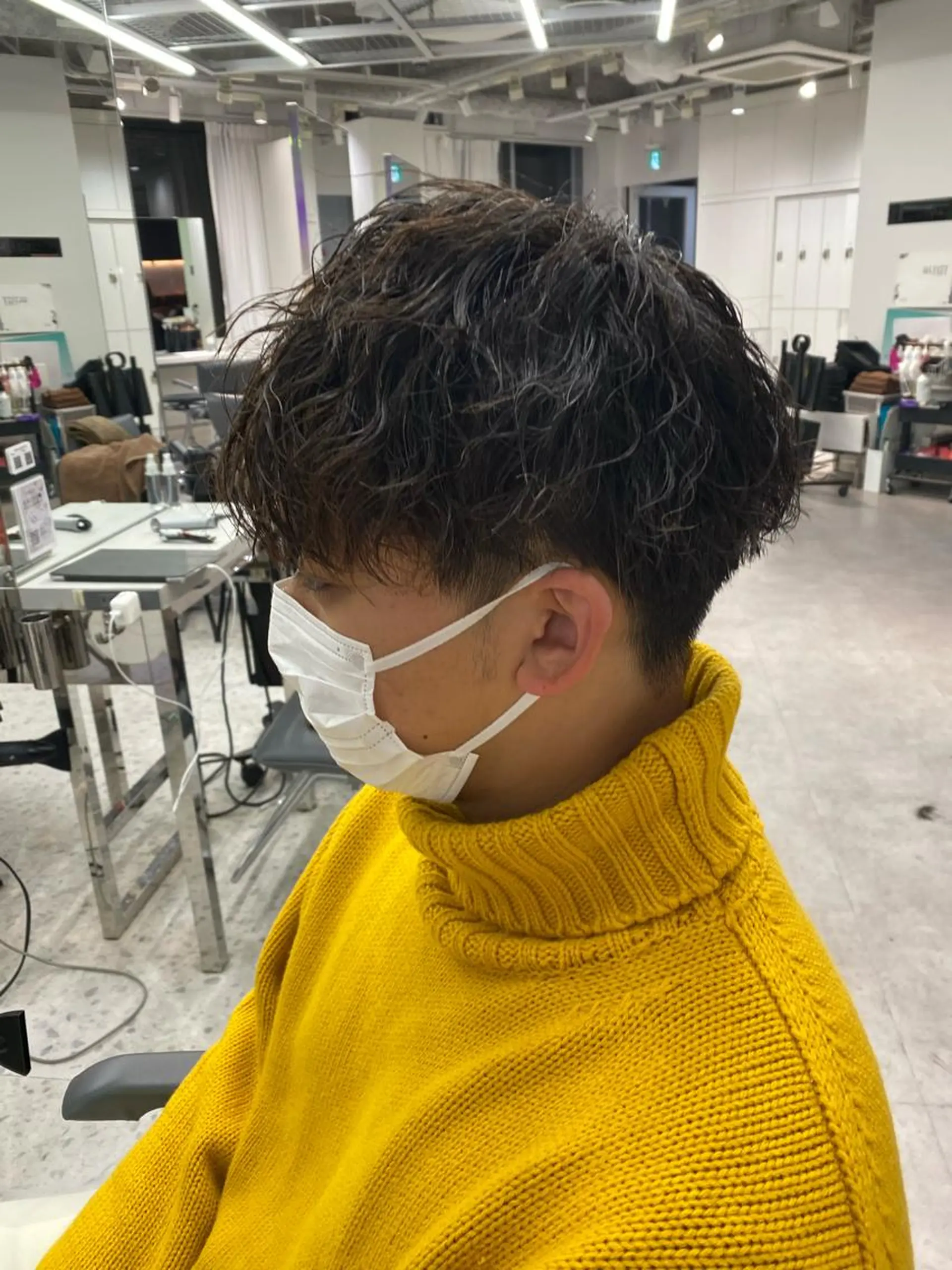 パーマ メンズ メンズパーマ ツイストスパイラルパーマ スパイラルパーマ カット ヘッドスパ 渋谷韓国ヘア🇰🇷 SAYAKA🩶ᩚのヘアスタイル