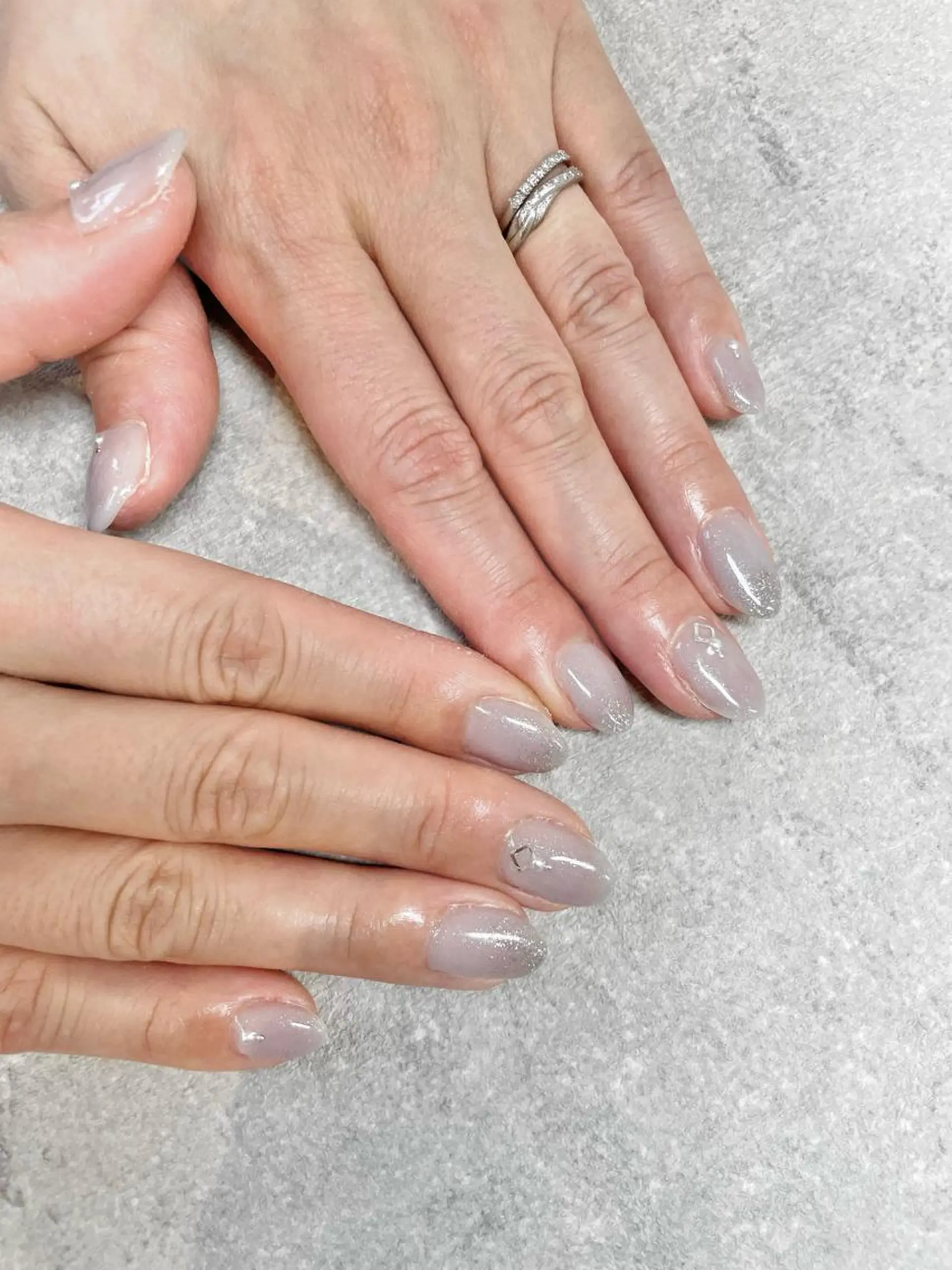 ネイル イースター フットネイル フレンチネイル ジェルネイル ガラスフレンチ ハンドネイル .N YUKIのネイルデザイン