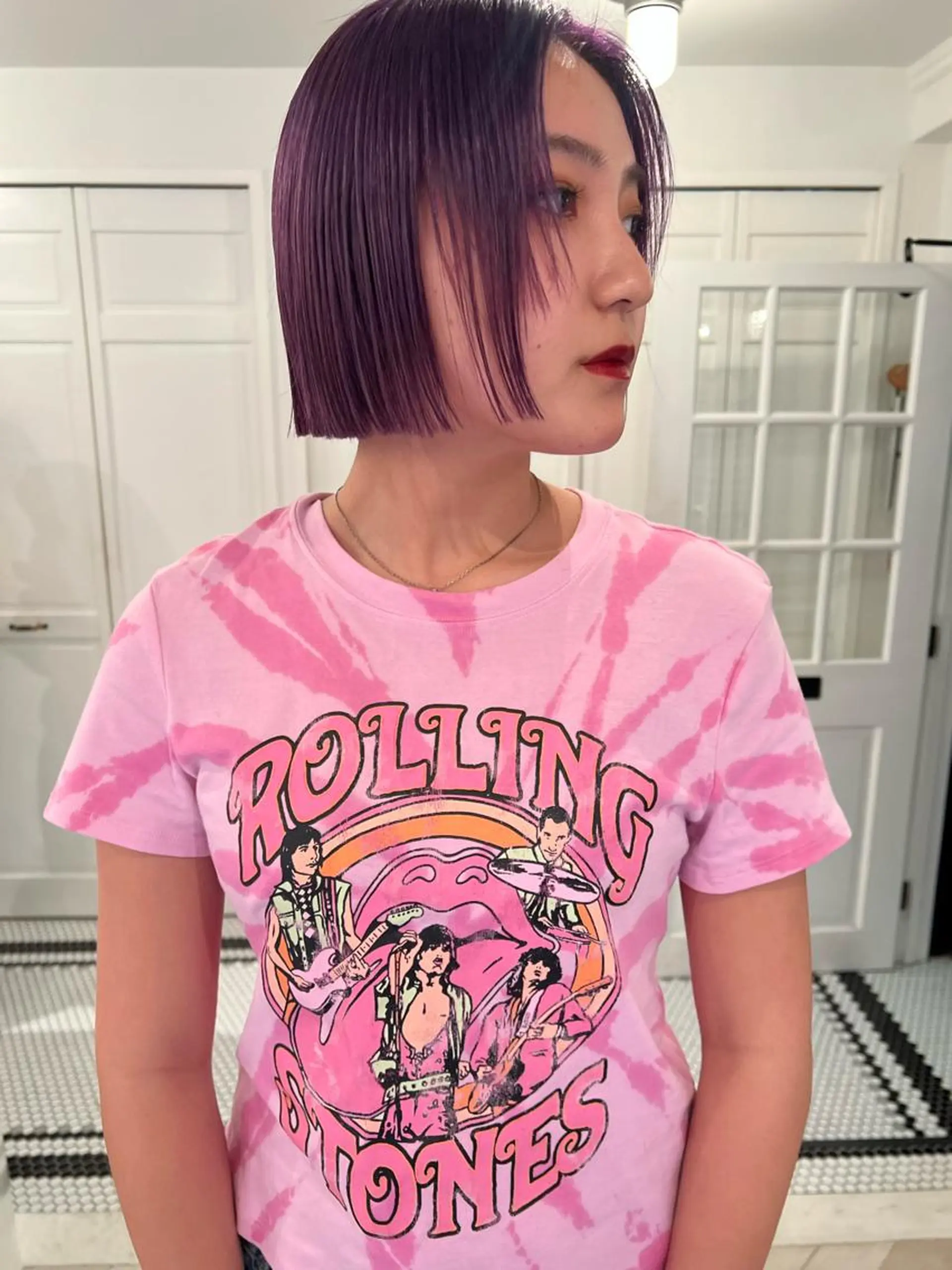 カラー ヘアカラー ブリーチカラー🎀 韓国風/寺門美優のヘアスタイル