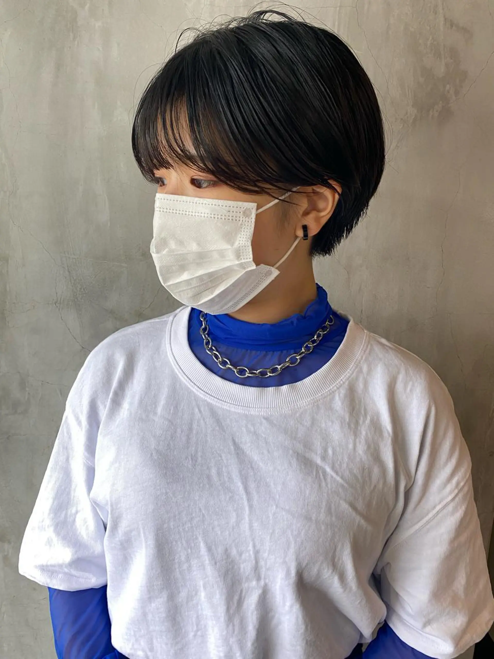 ショート カラー ヘアアレンジ ショートボブ ボブ ショートヘア stylist/蛯谷 珠里のヘアスタイル