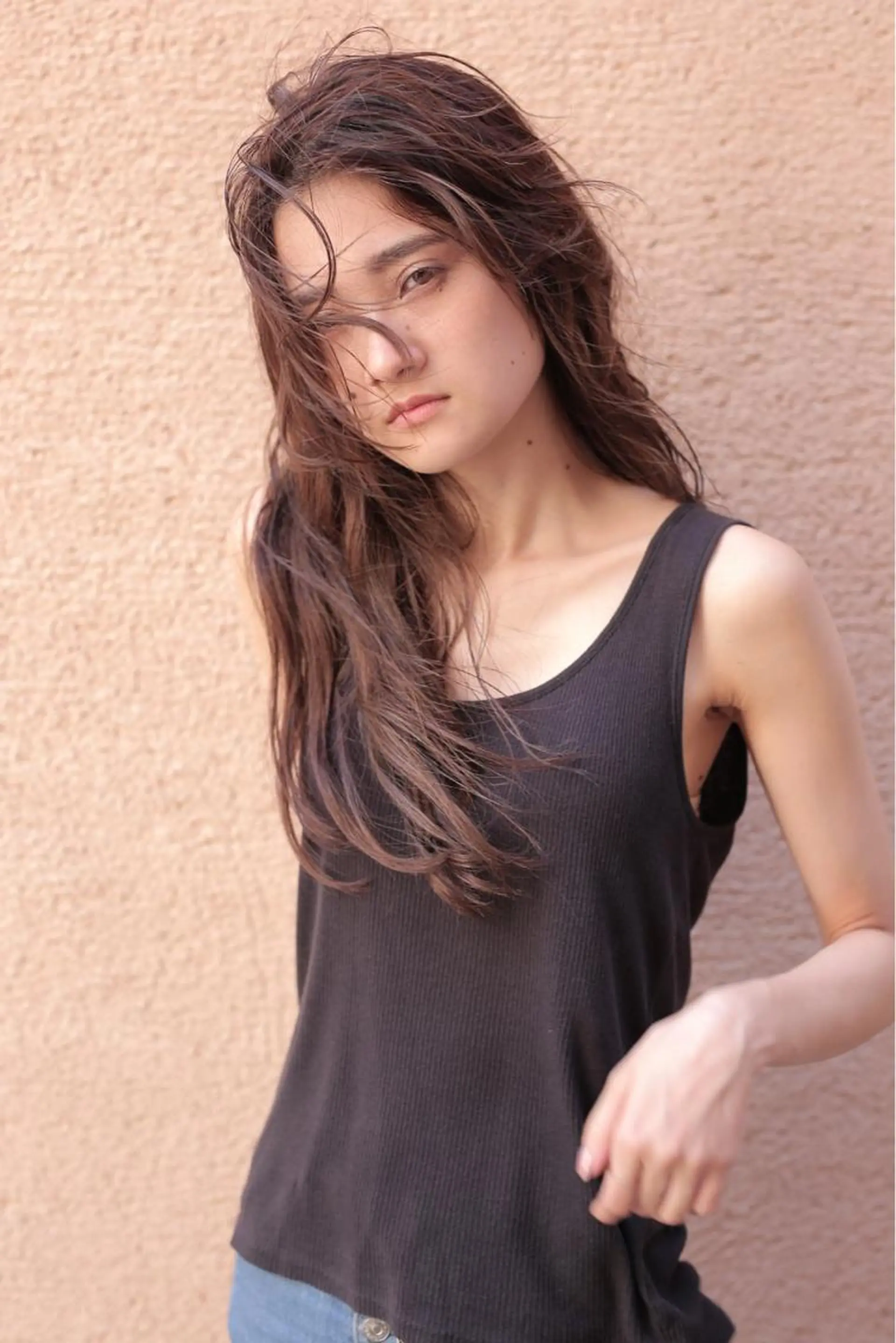 ロング パーマ カット パーマ トリートメント 下北沢 soiのヘアスタイル