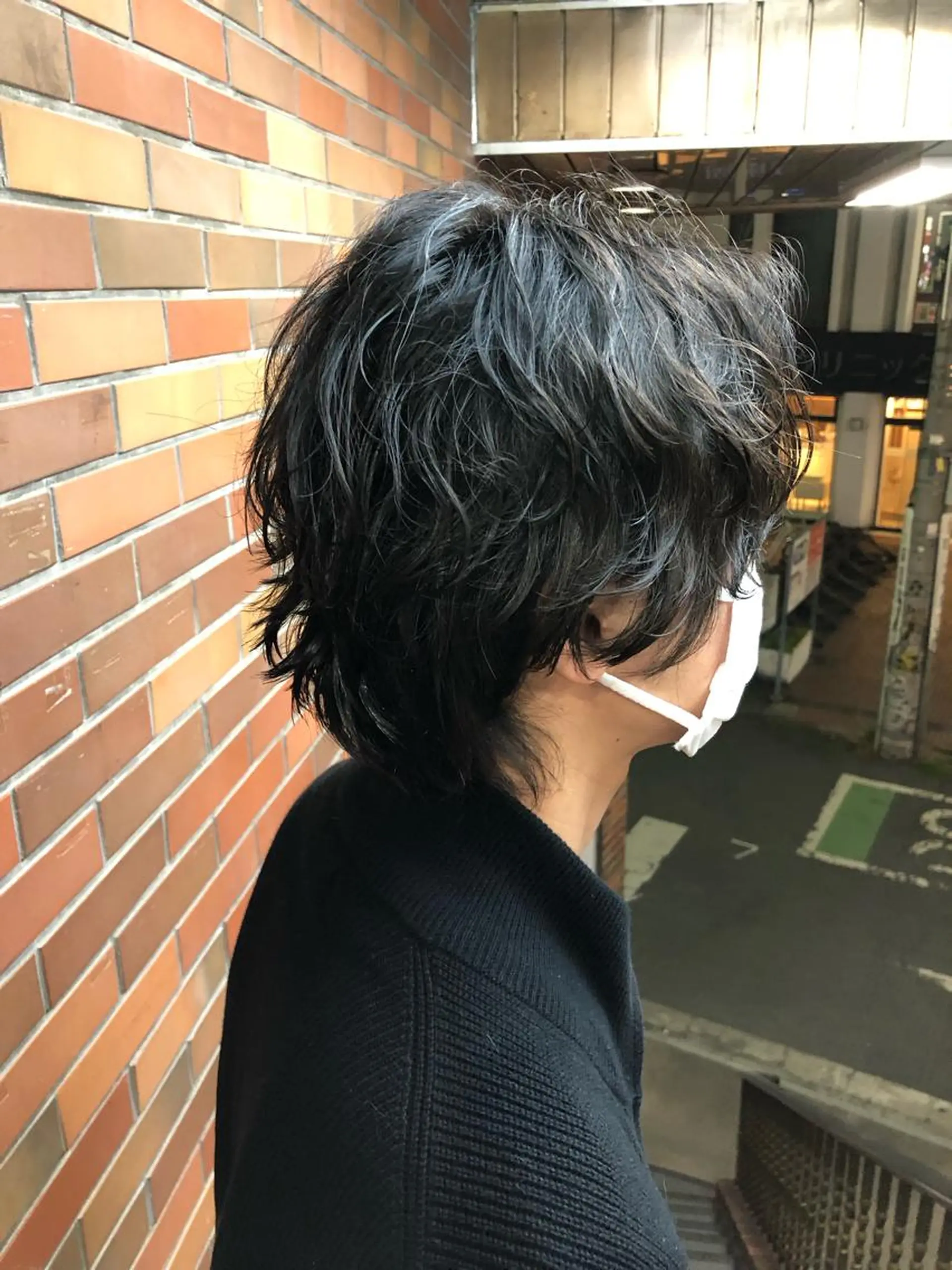 パーマ メンズ メンズパーマ メンズウルフカット ウルフカット カット パーマ ⭐️TOSHIKI メンズパーマオタク⭐のヘアスタイル