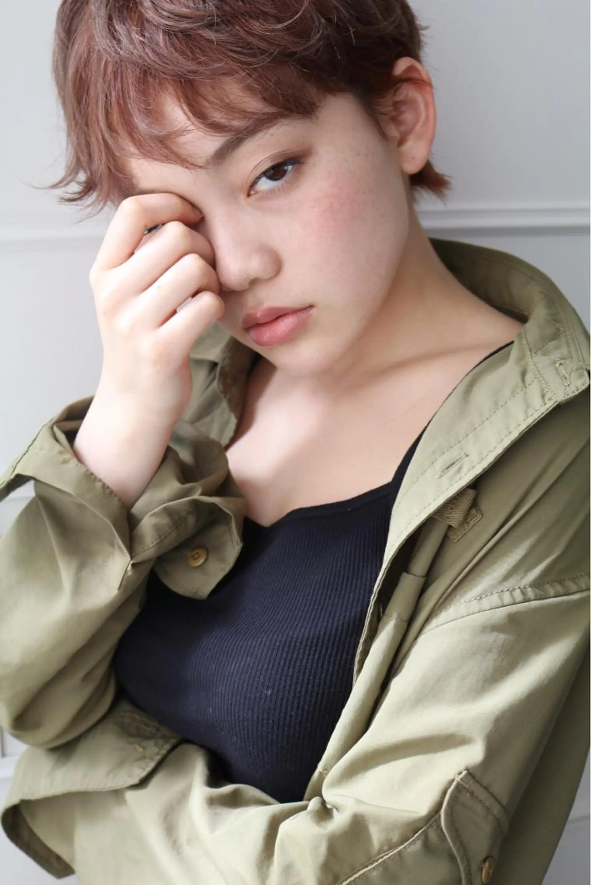 ショート カラー 安村 美奈のヘアスタイル