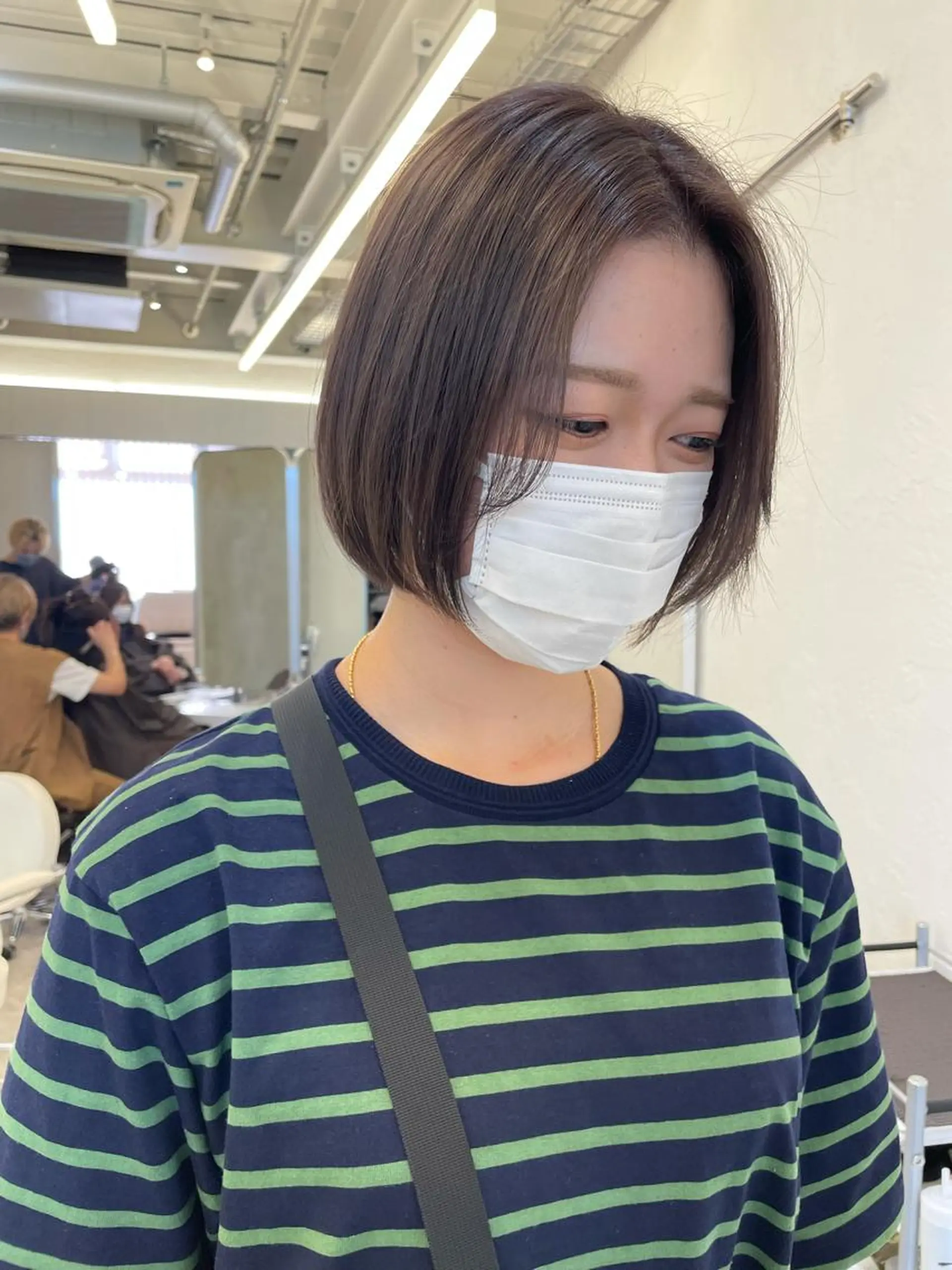 ショート カラー ヘアアレンジ カット ヘアカラー トリートメント ヘアセット 🍃柔らかヘアー田中 瑞希🍃のヘアスタイル