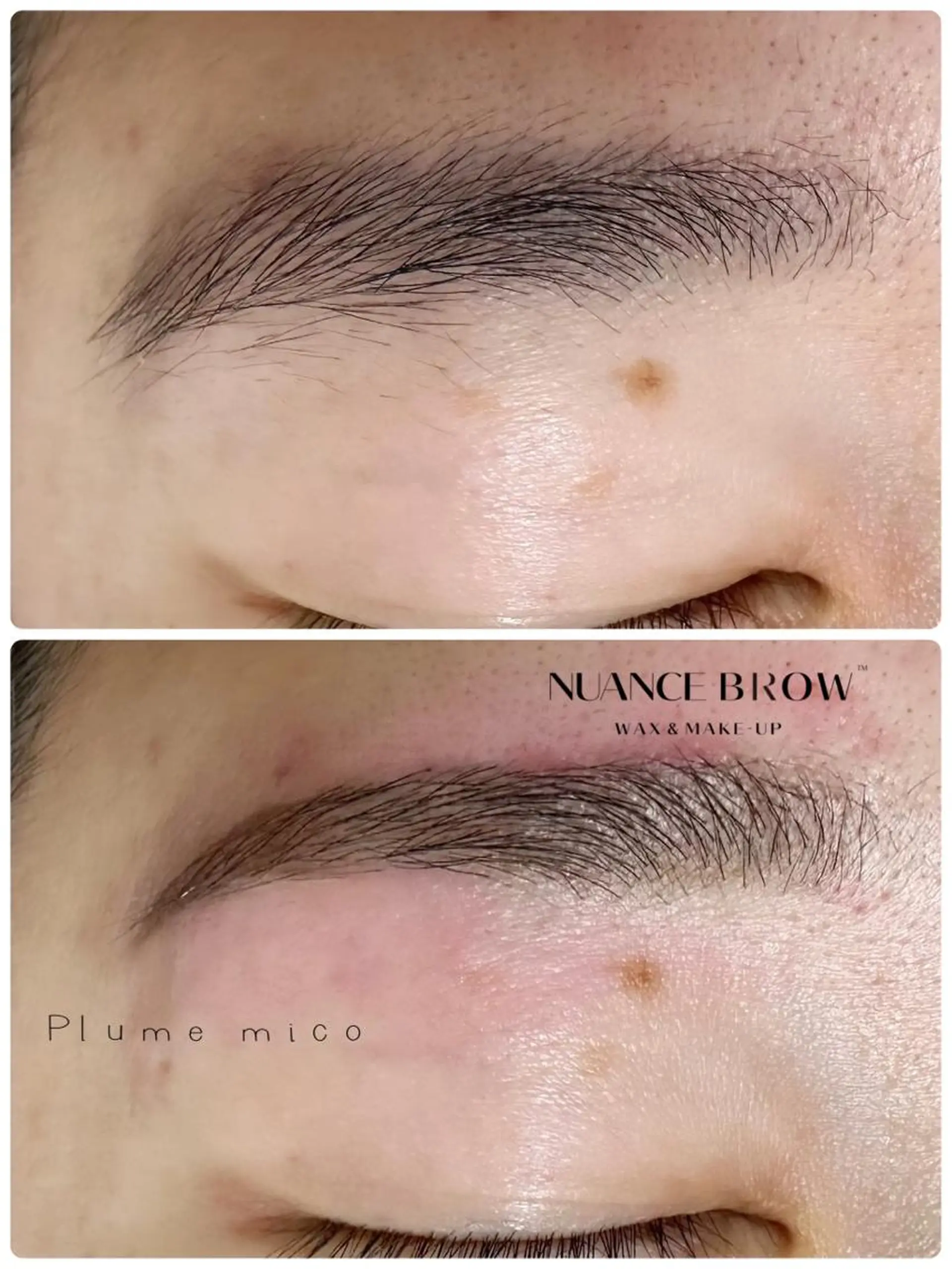 アイブロウ ワックス脱毛 Plume micoのマツエク・マツパデザイン