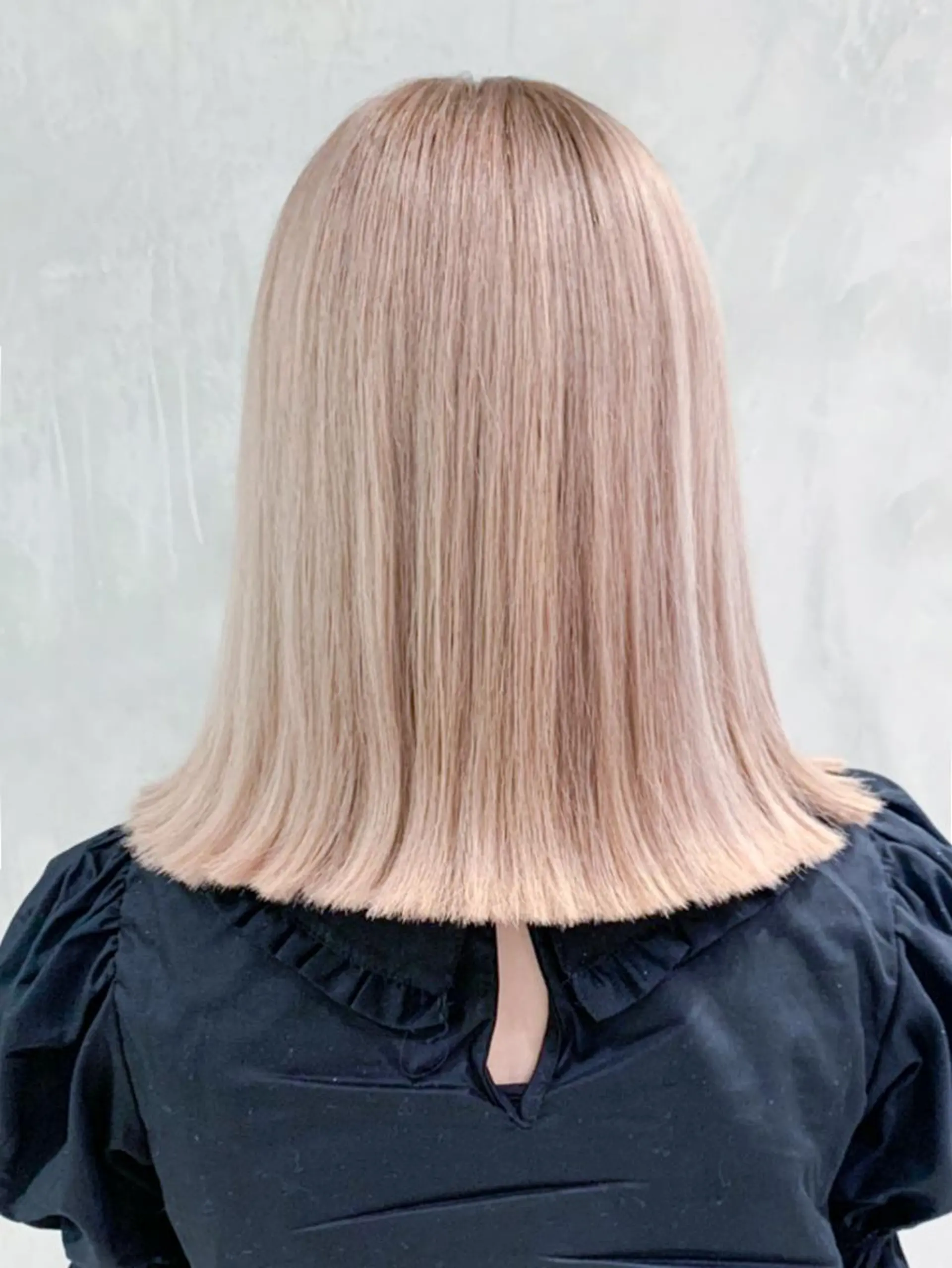 ミディアム カラー パーマ ヘアアレンジ ベージュカラー ITbyALBUM 藤沢店のヘアスタイル