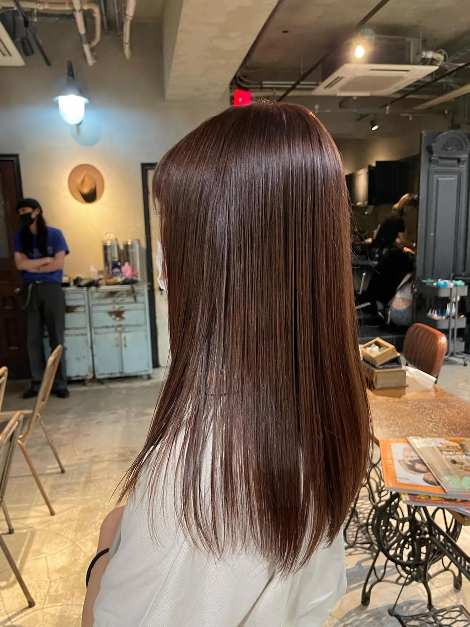 ロング カラー ヘアアレンジ ブラウンカラー ピンクカラー ピンクブラウン ヘアカラー トリートメント ヘアセット 🌿透明感/レイヤー 🌿TATSUKIのヘアスタイル