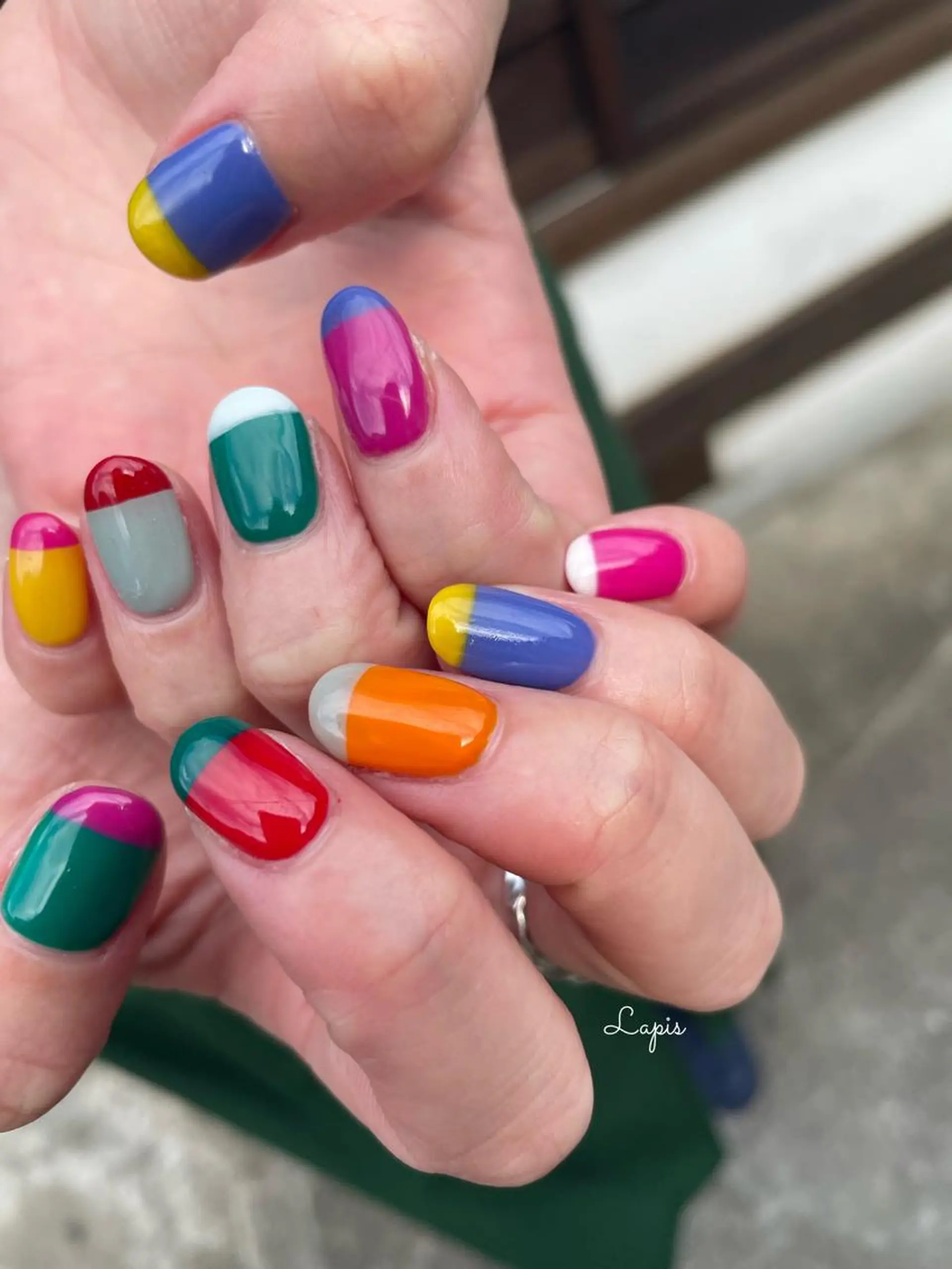 ネイル ハンドネイル Lapis *のネイルデザイン