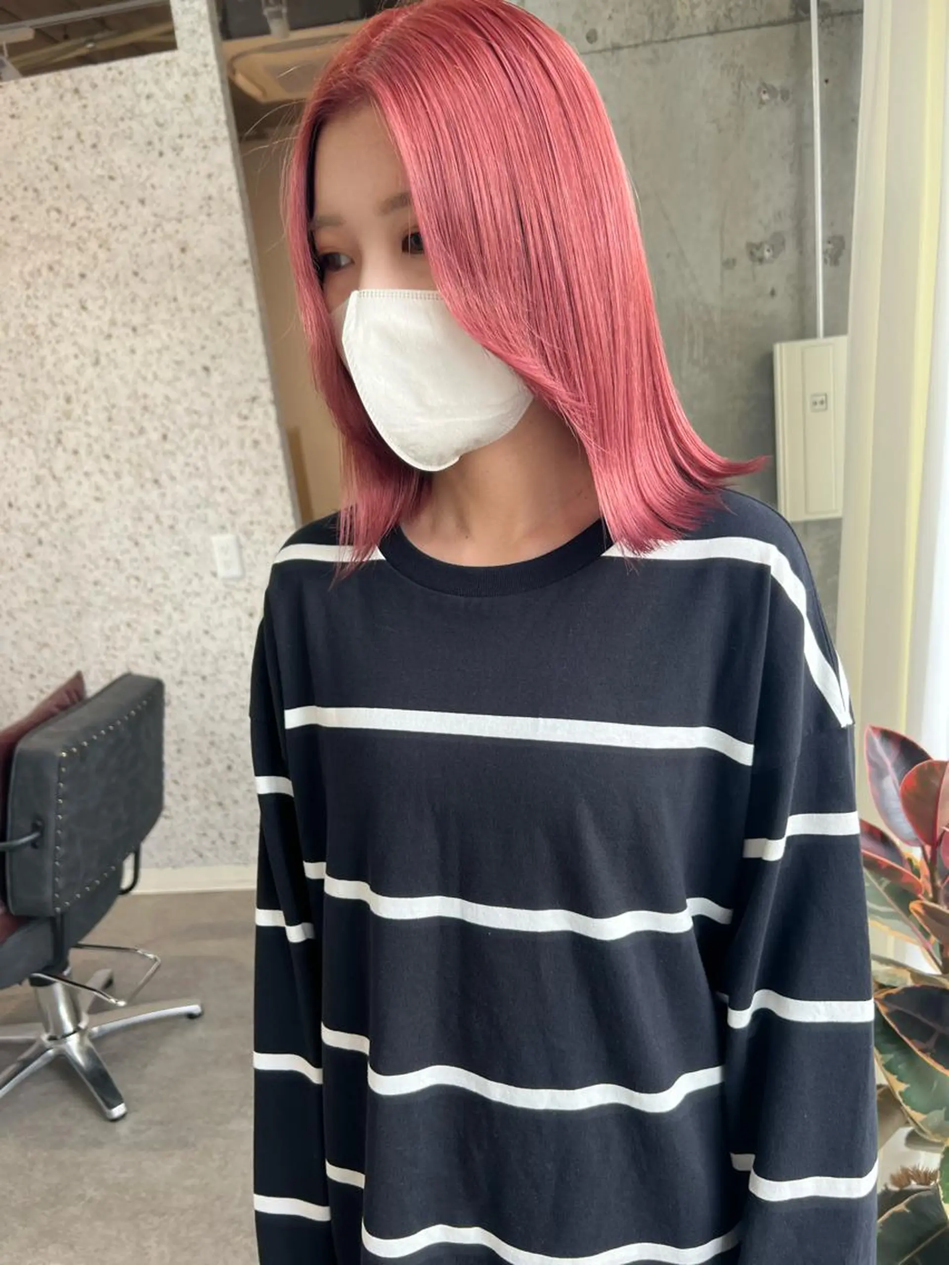 ミディアム カラー バレイヤージュ ブリーチ ケアブリーチ カシス ハイライトカラー ヘアカラー lani ブリーチ /ダブルカラーのヘアスタイル