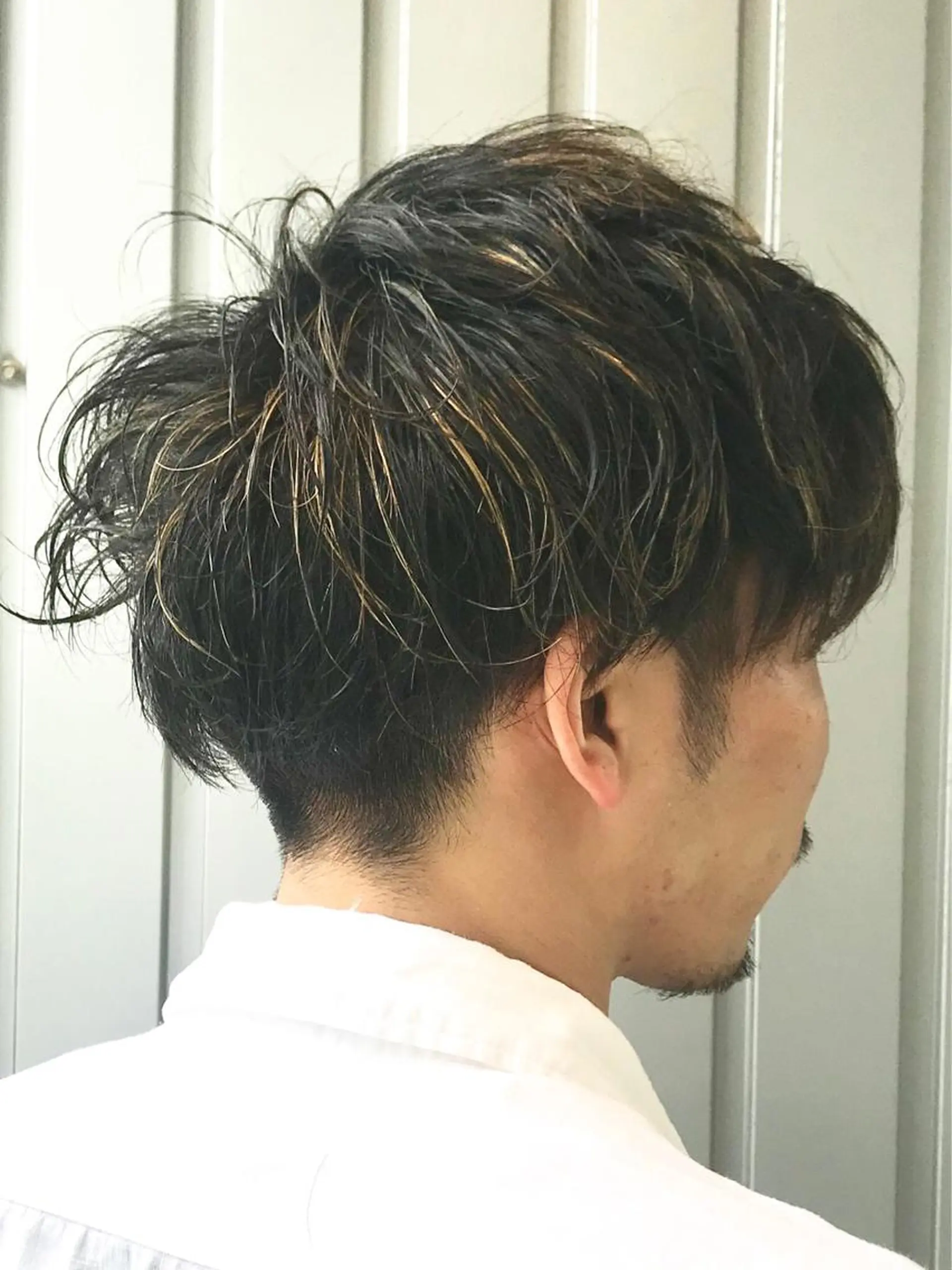 カラー パーマ メンズ 髙橋 かすみのヘアスタイル