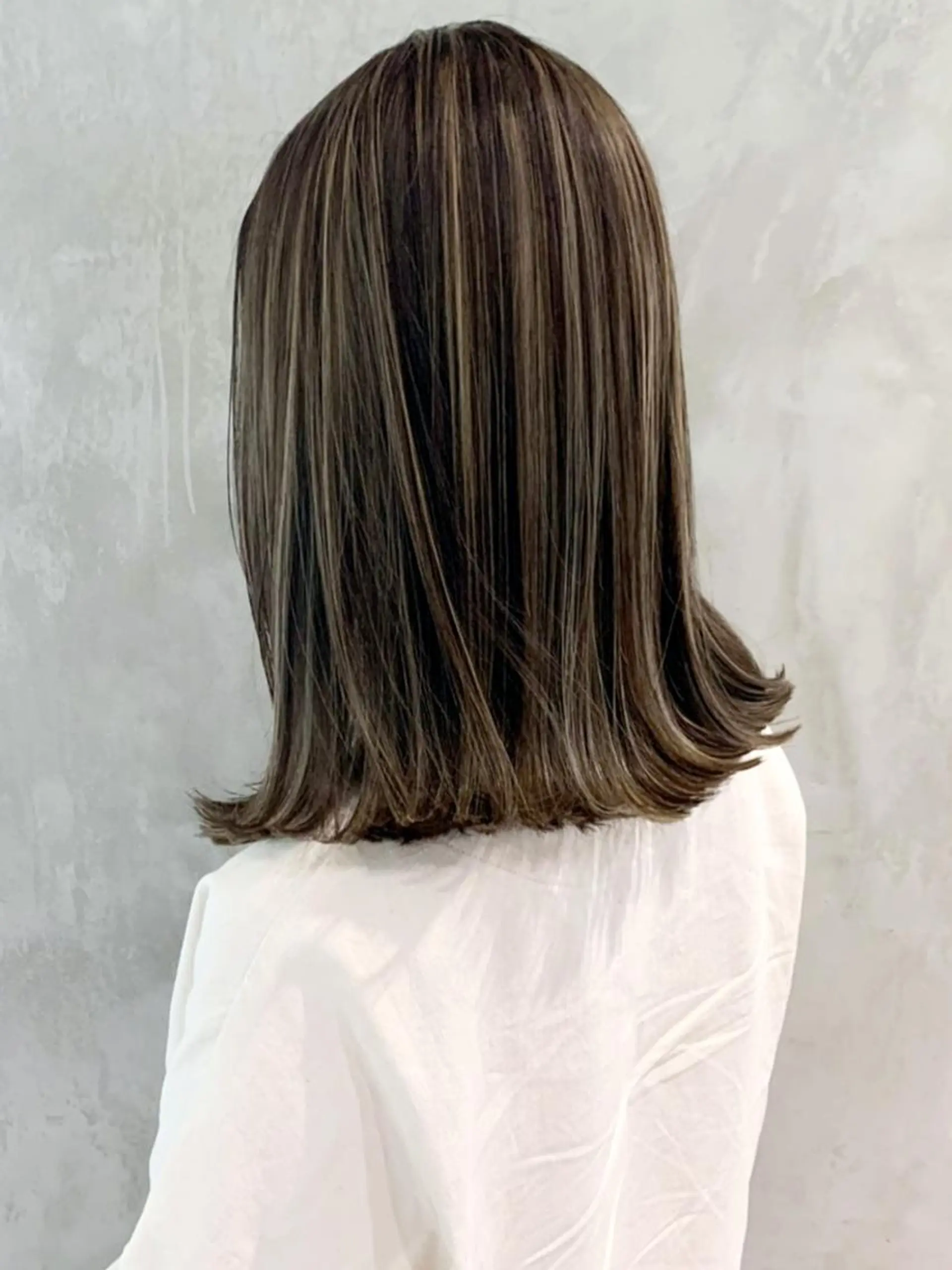 ミディアム カラー パーマ ヘアアレンジ ITbyALBUM 浦和店のヘアスタイル