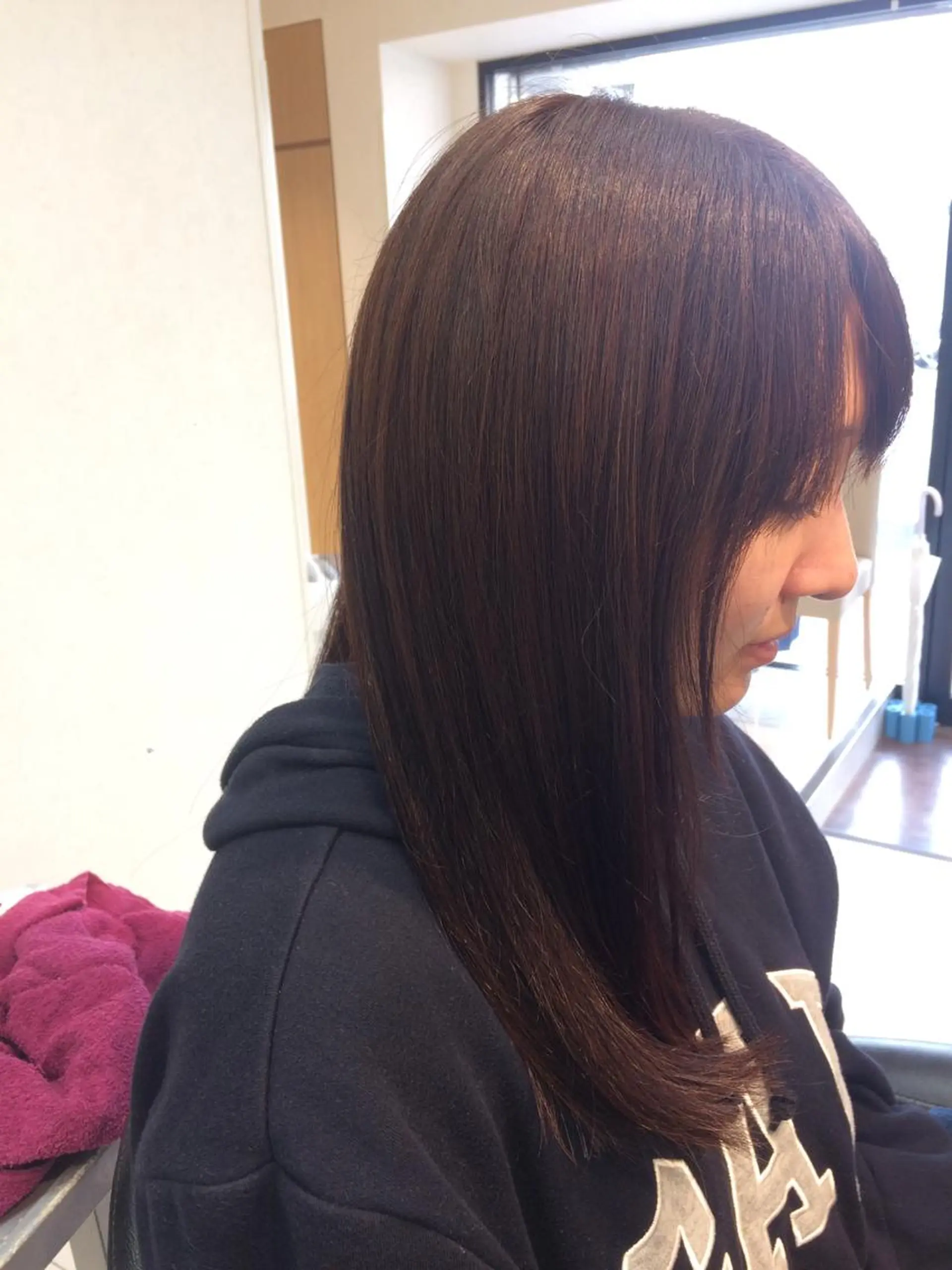 ロング カラー 岡本 拓朗のヘアスタイル