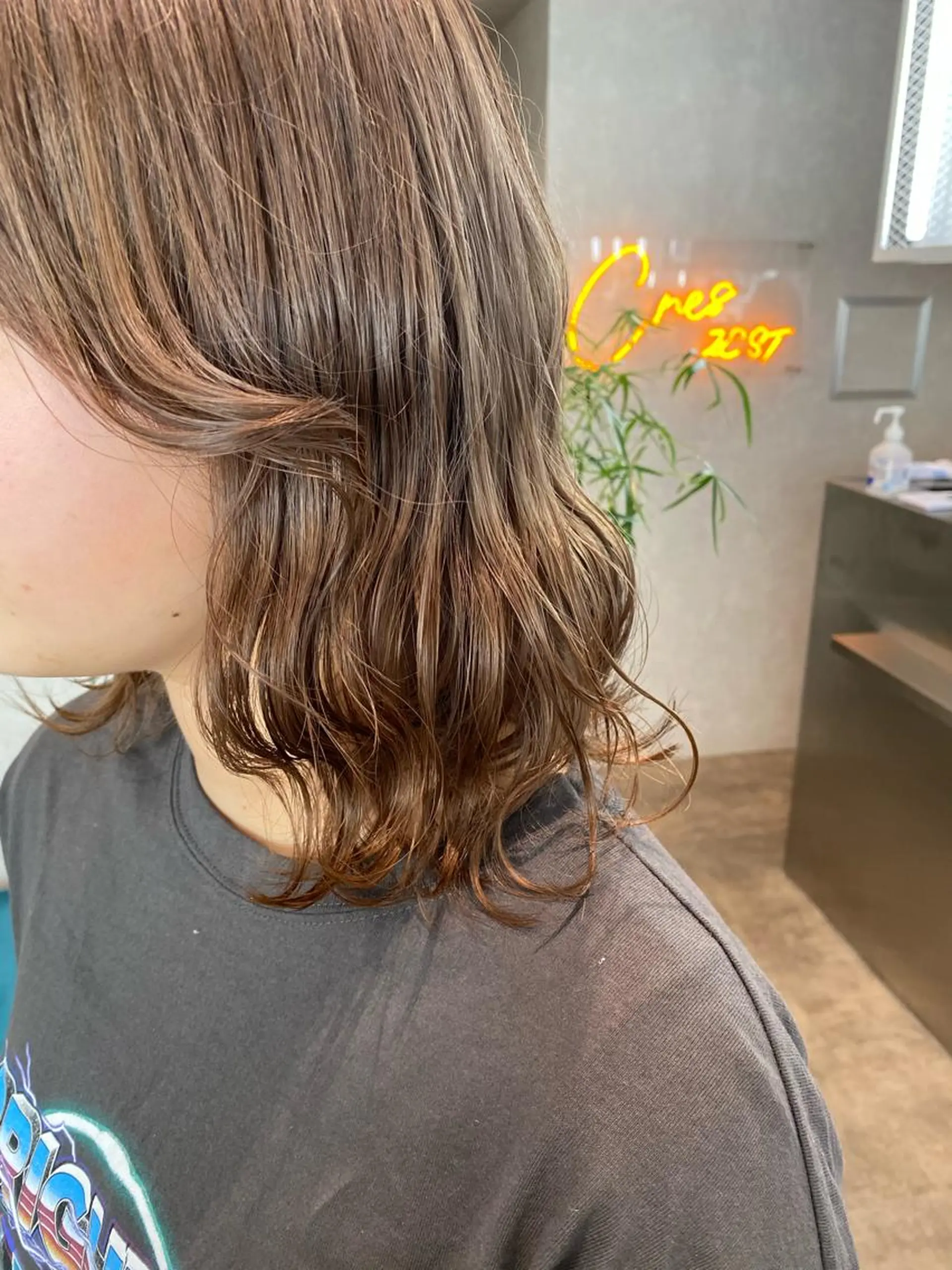 ミディアム カラー ヘアアレンジ XENA表参道 MIKUのヘアスタイル