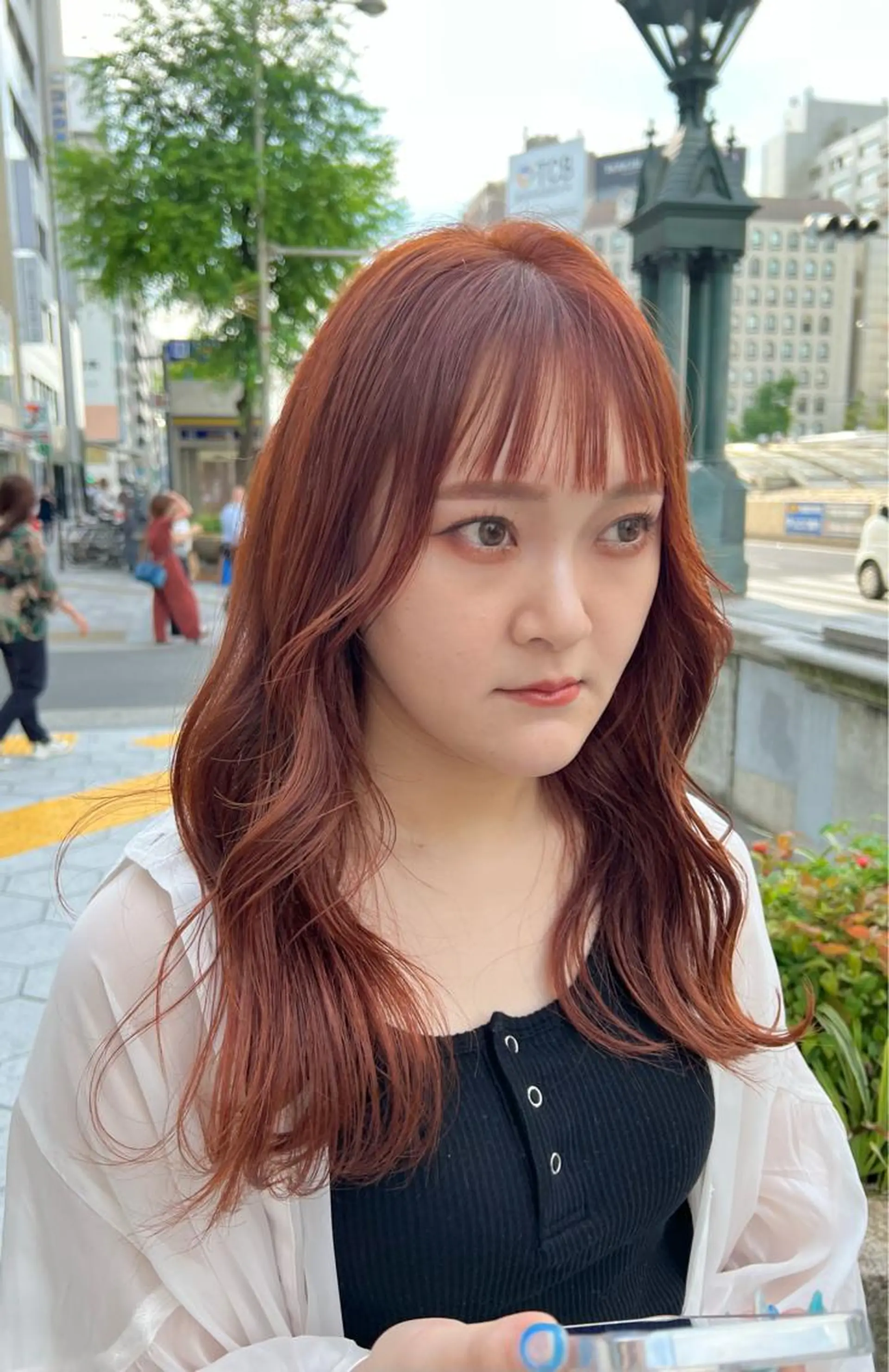 ロング カラー le'a所属・谷町/Le'a /竹原しおなのヘアスタイル