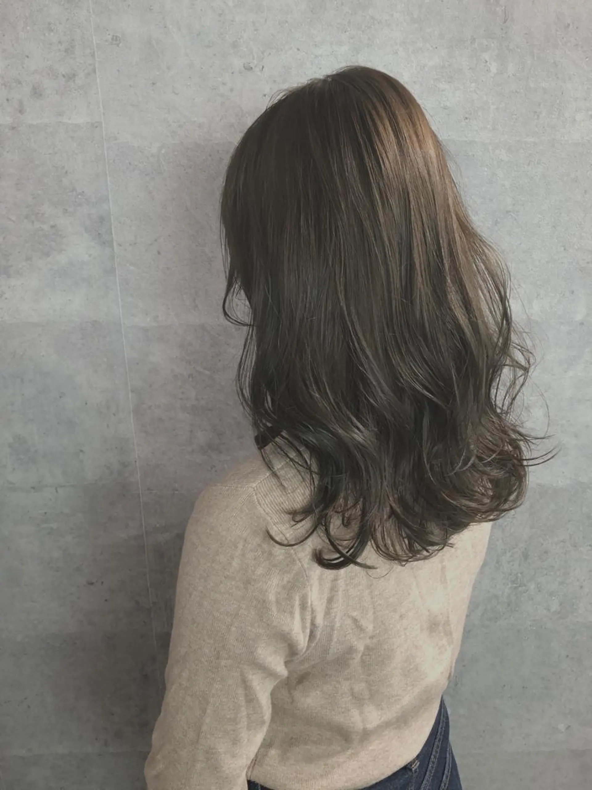 ミディアム カット ヘアカラー トリートメント ヘアセット Rico OFFICIALのヘアスタイル