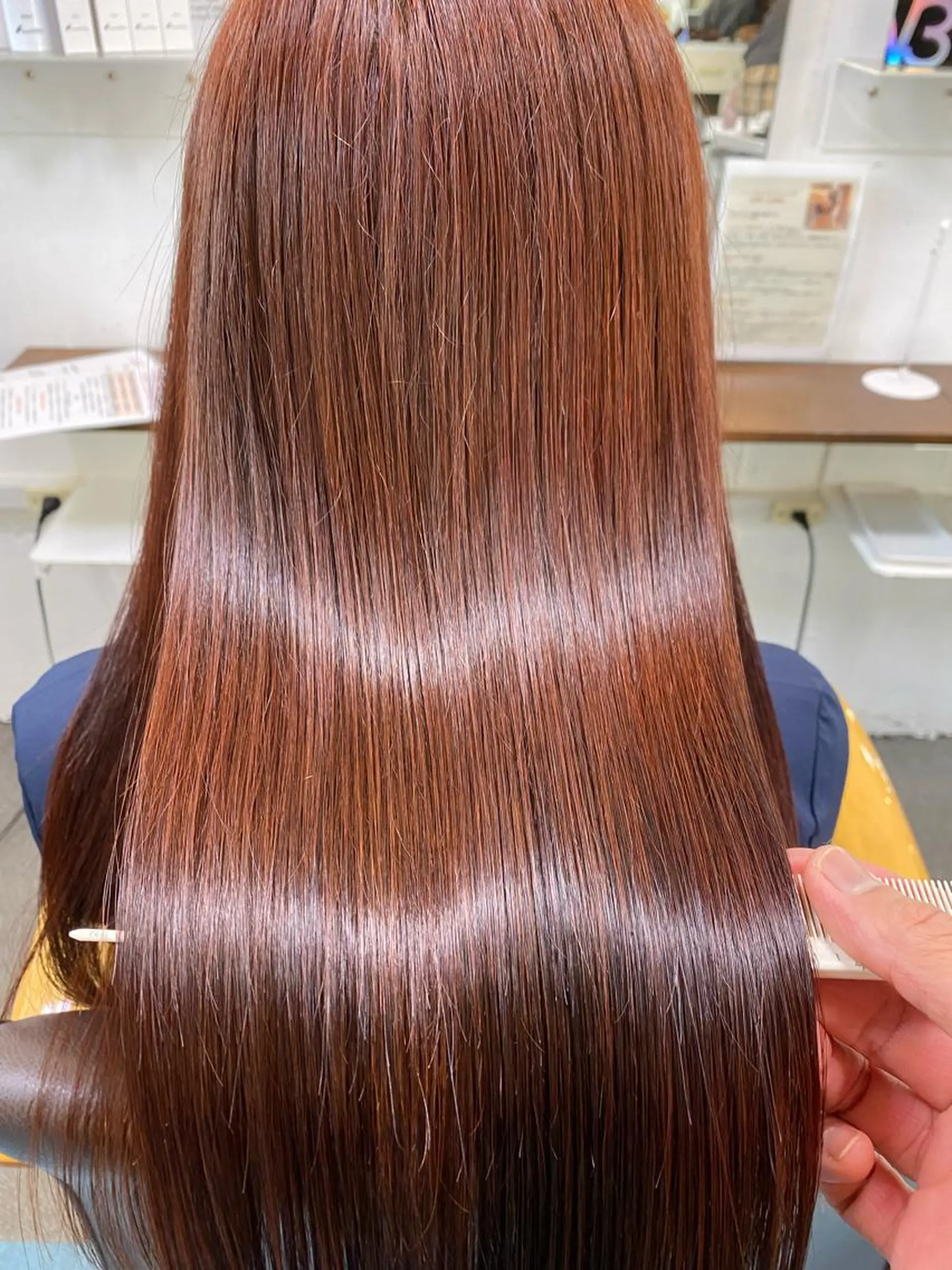 ロング カラー 髪質改善 トリートメント カット ヘアカラー トリートメント 【髪質改善】に特化 オリーブオイルクラブのヘアスタイル