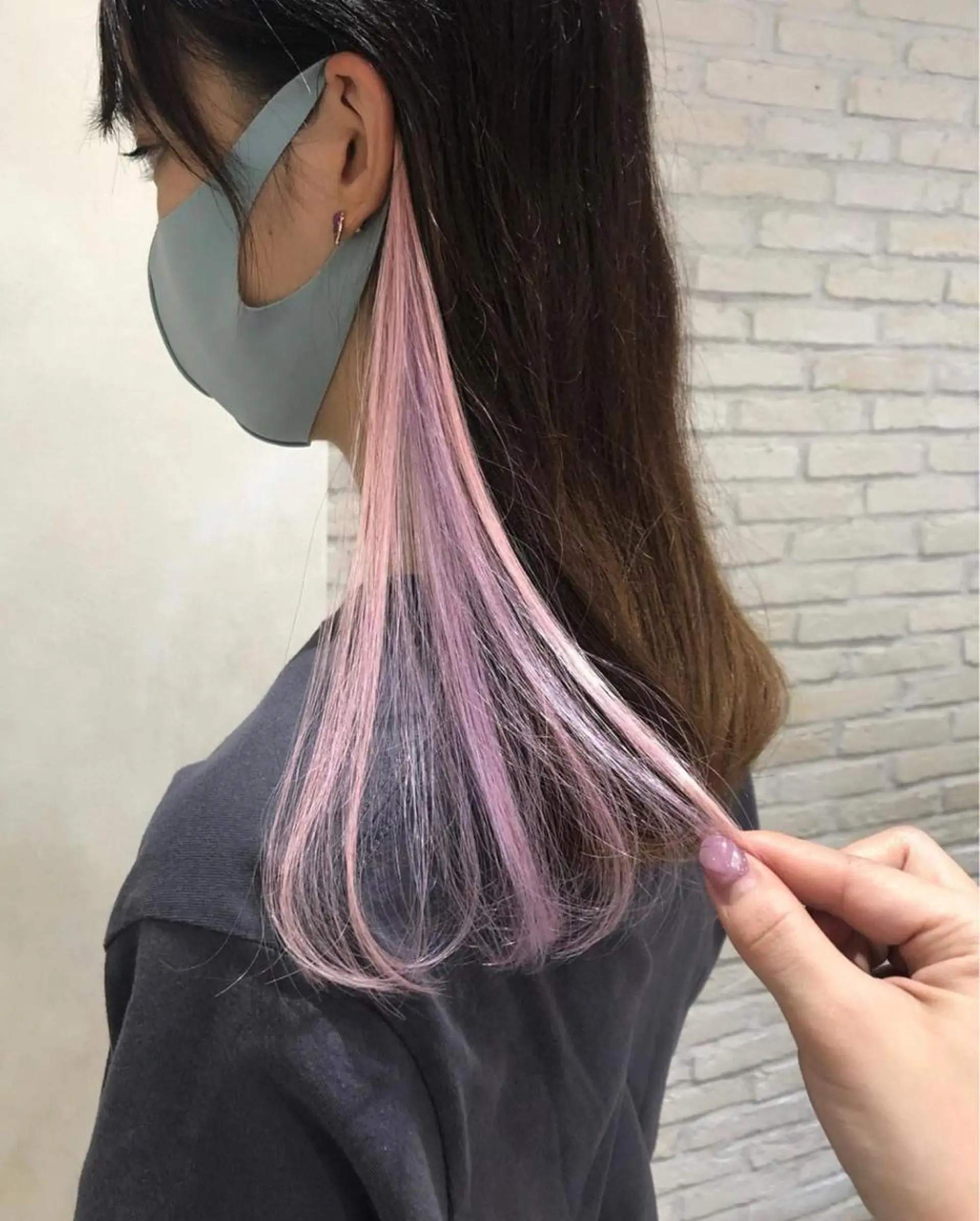 セミロング エクステ HAUS 片山みほのヘアスタイル