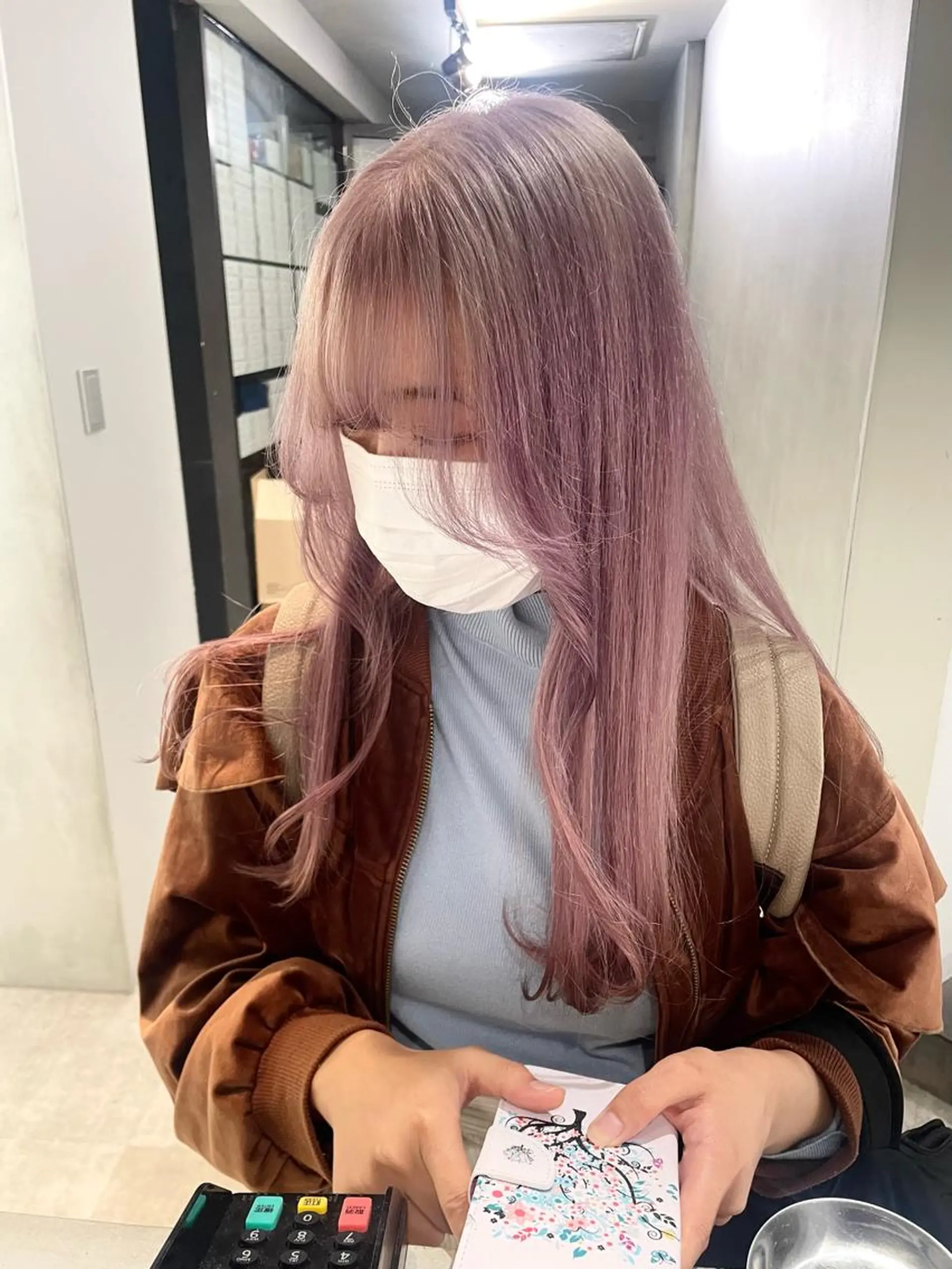 ロング カラー ブリーチ ハイトーンカラー 心斎橋/ブリーチ minamiのヘアスタイル