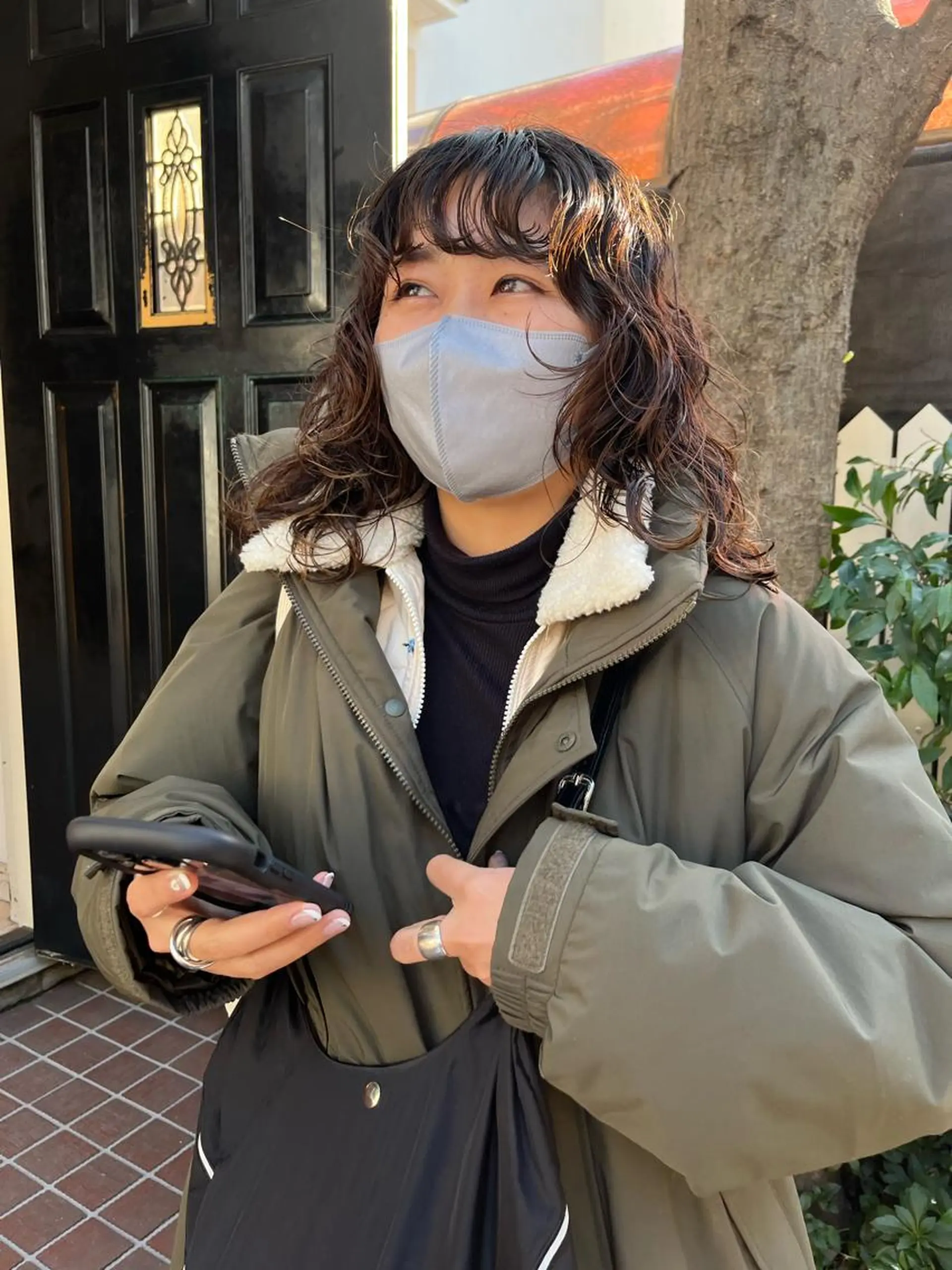 セミロング パーマ カット パーマ NOUN所属・eri kinjoのヘアスタイル