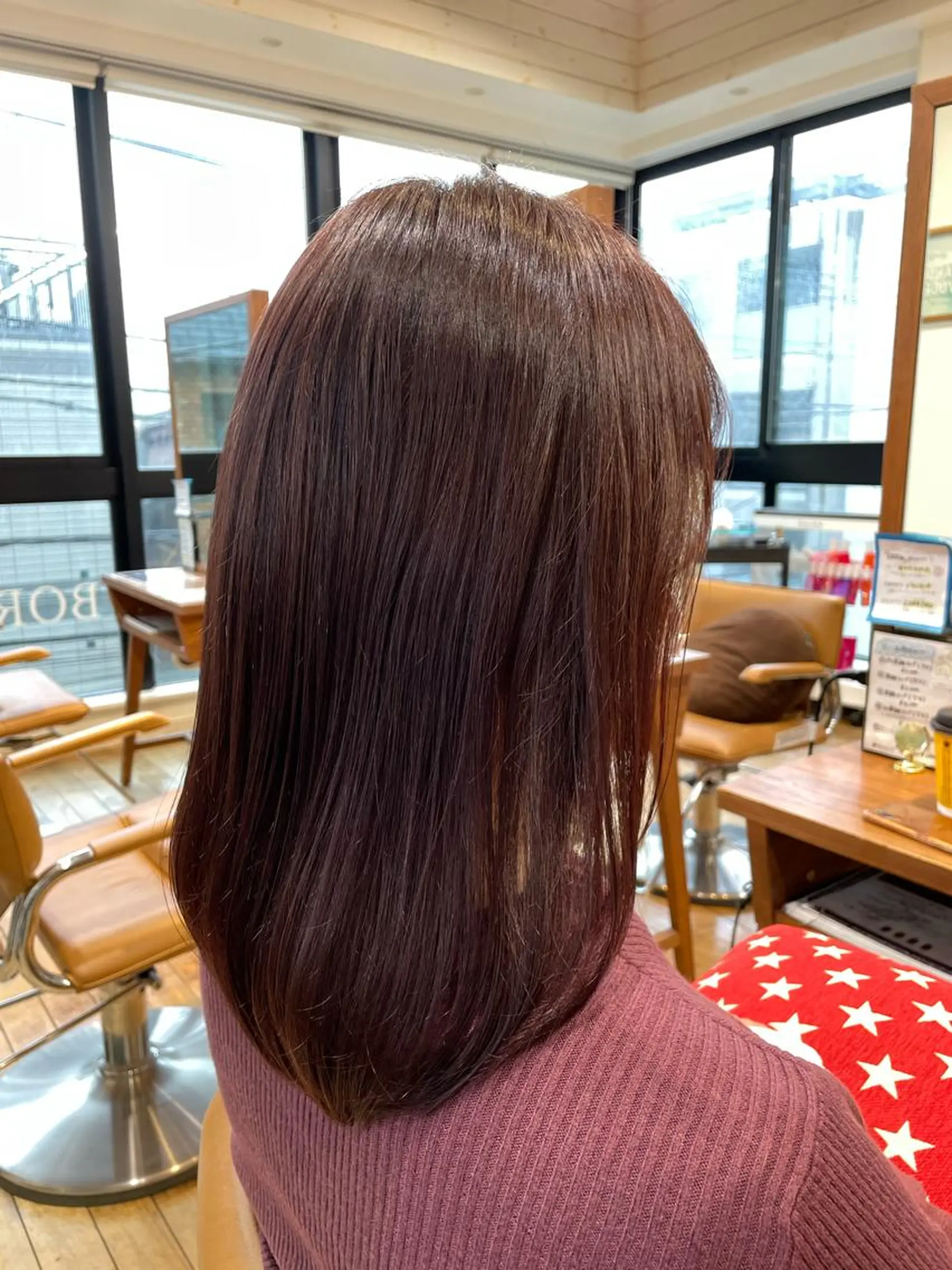 ミディアム カラー ヘアカラー 山本　恵 (やまもと  けい)のヘアスタイル