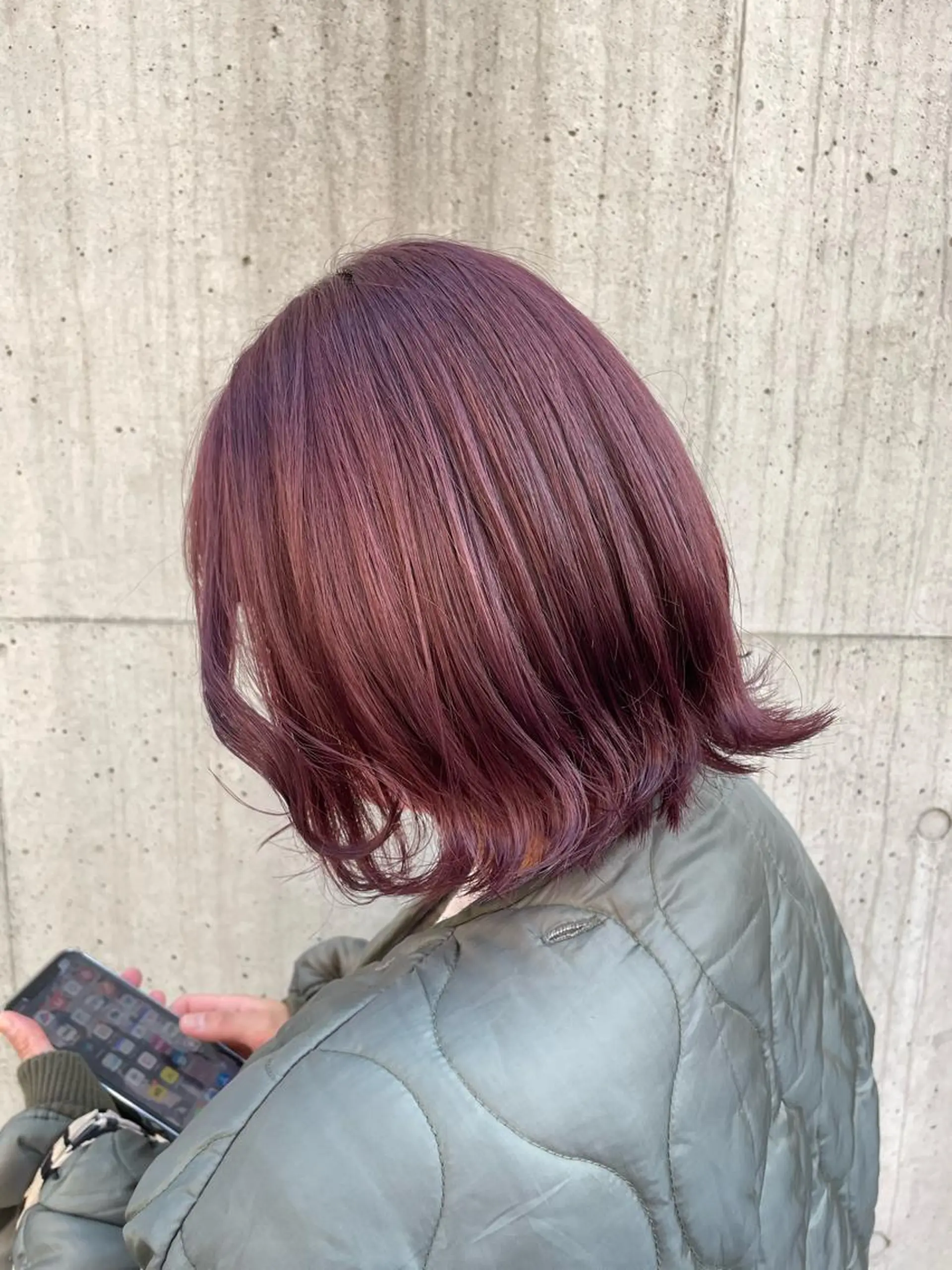 ミディアム カラー パーマ 海外レイヤー 🇺🇸/ヒナコのヘアスタイル