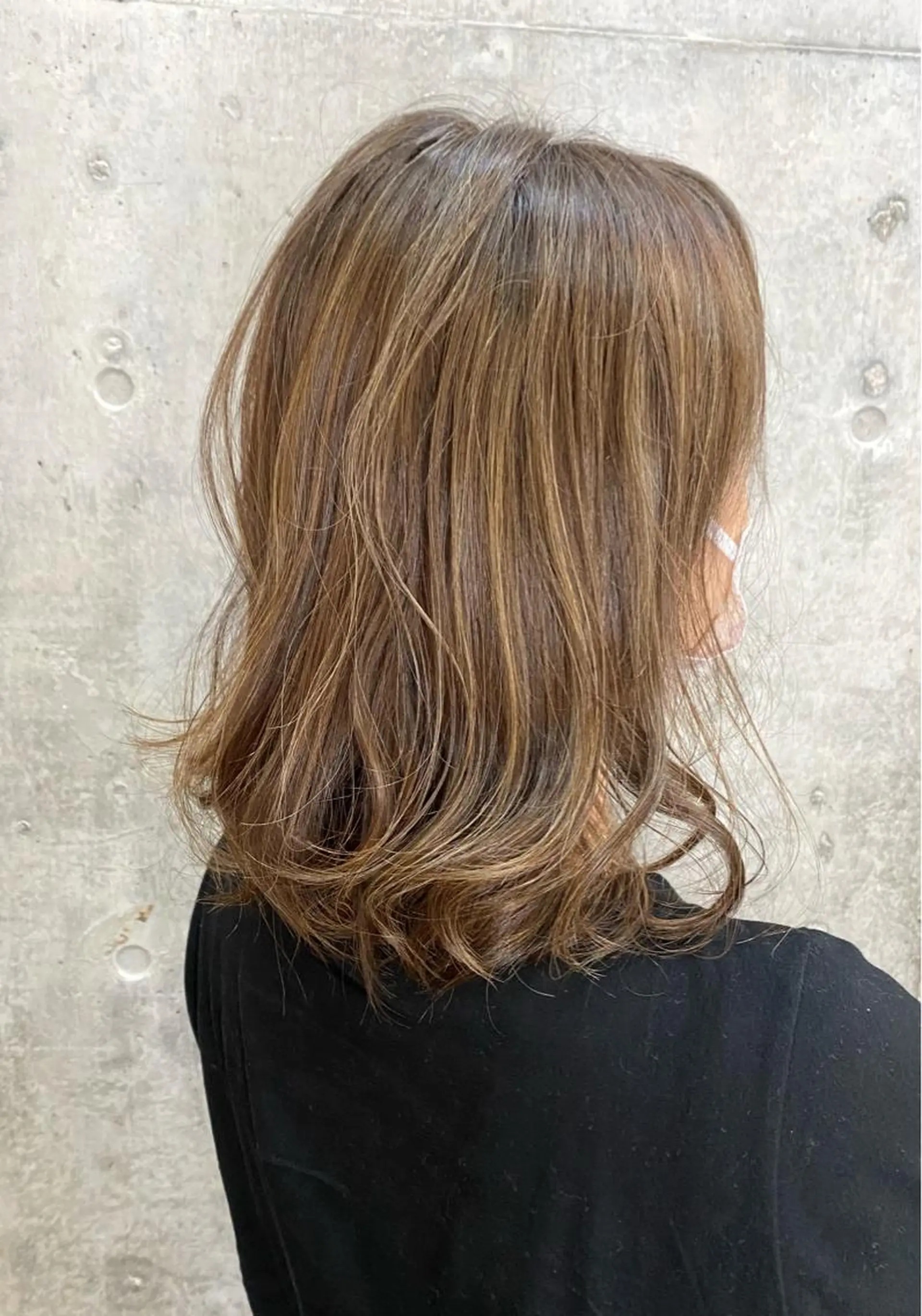 ミディアム ハイライト ❣️髪質改善特化❣️ カモアオイのヘアスタイル