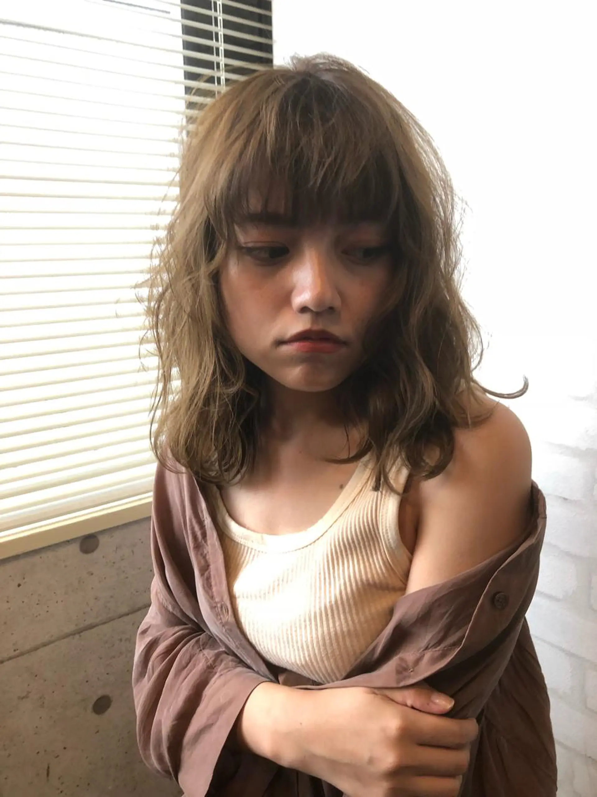 ミディアム カラー パーマ ヘアアレンジ メンズ キッズ ネイル マツエク・マツパ カット ヘアカラー トリートメント premier modelsのヘアスタイル