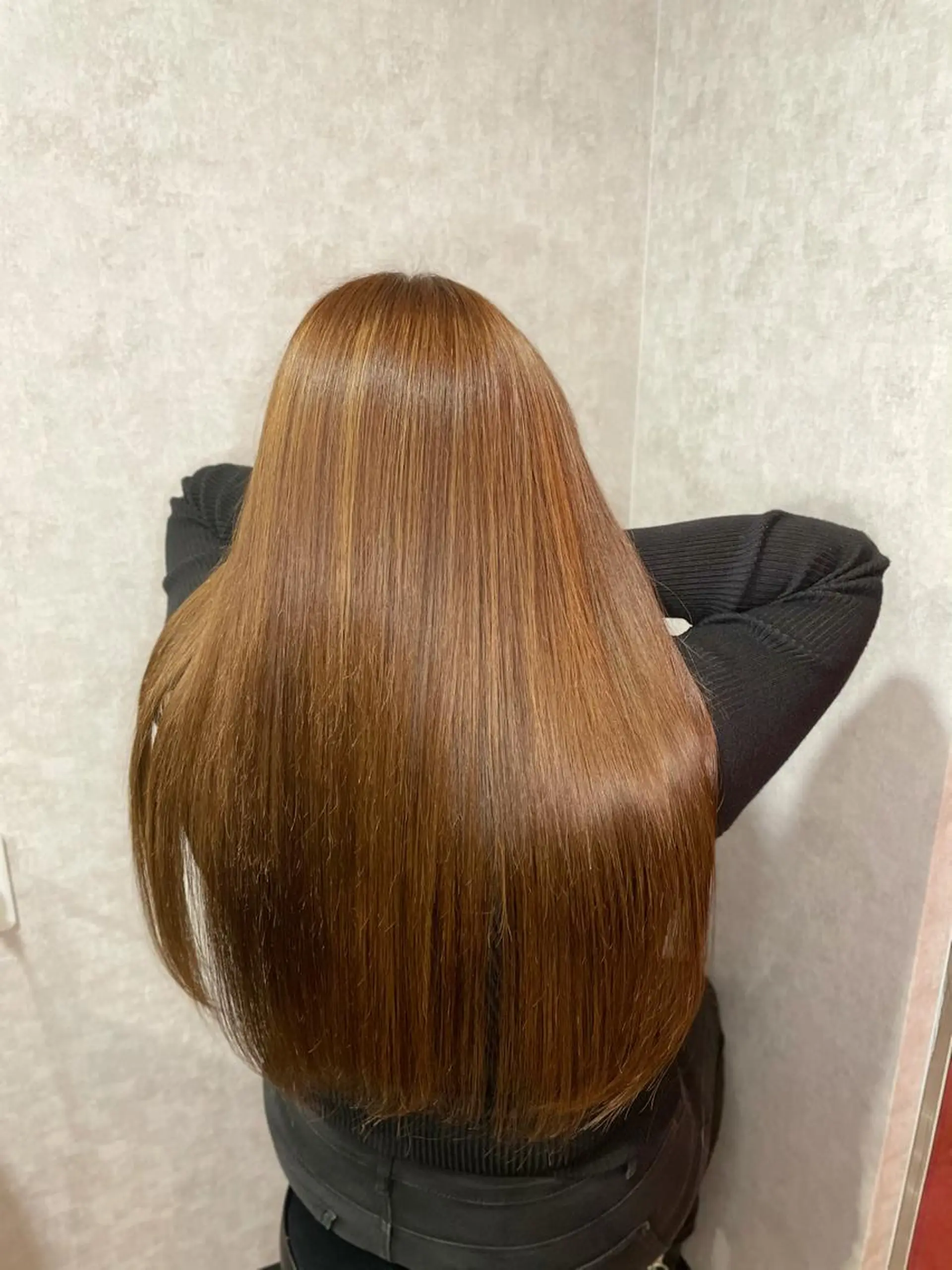 ロング 髪質改善 トリートメント 工藤 綾華のヘアスタイル