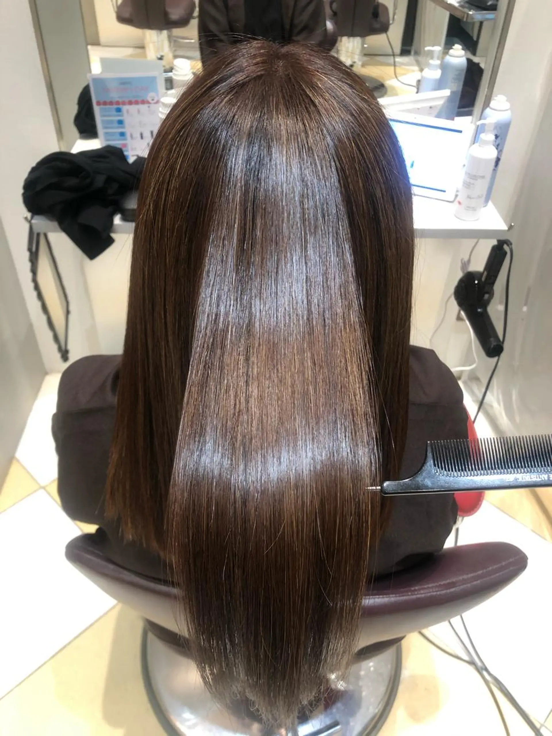 ロング 美髪矯正/髪質改善/ 艶髪💠髪に輝きをのヘアスタイル