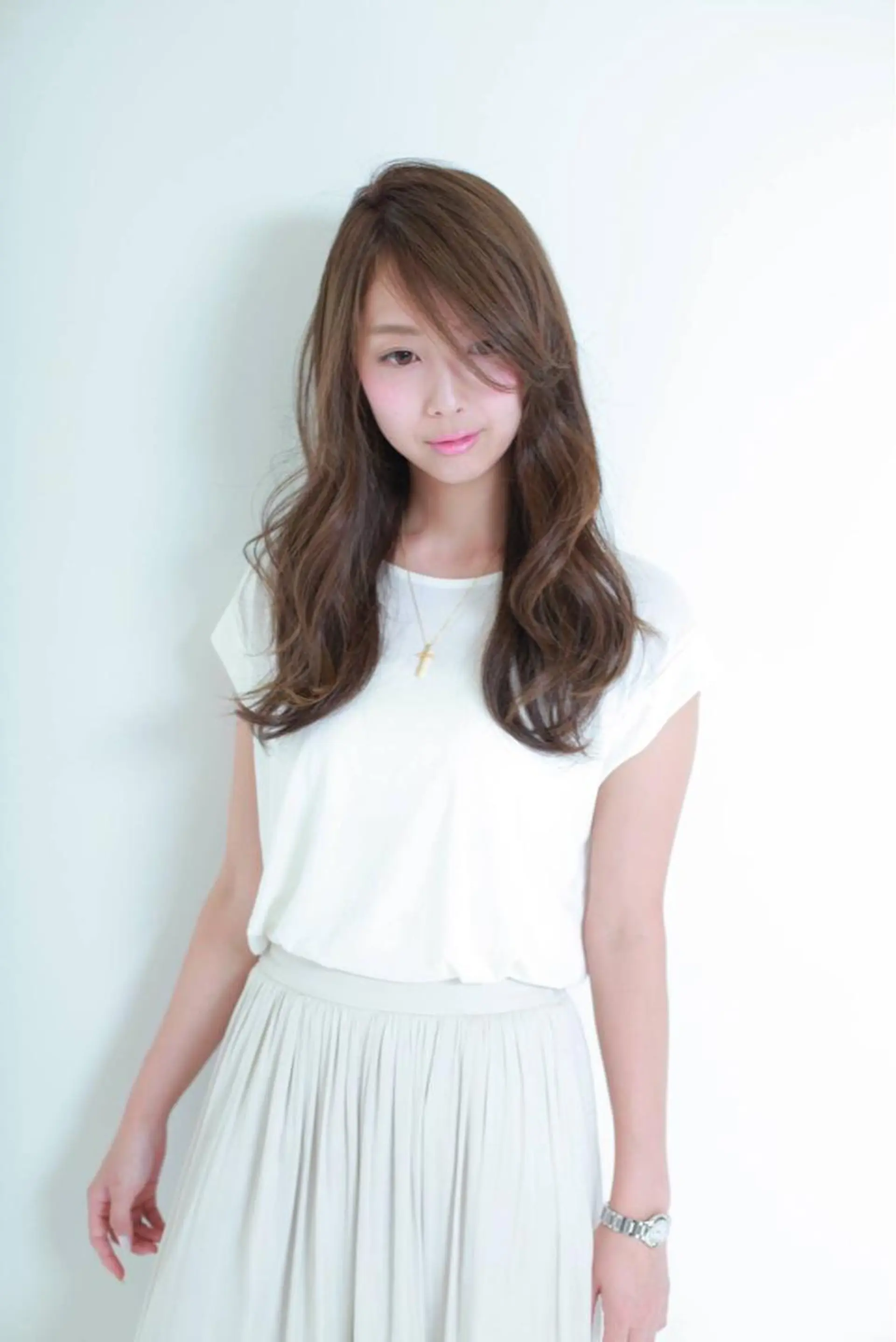 ロング カラー ヘアアレンジ knock【ノック】所属・烏丸韓国ヘア🇰🇷 ayaka🎀のヘアスタイル