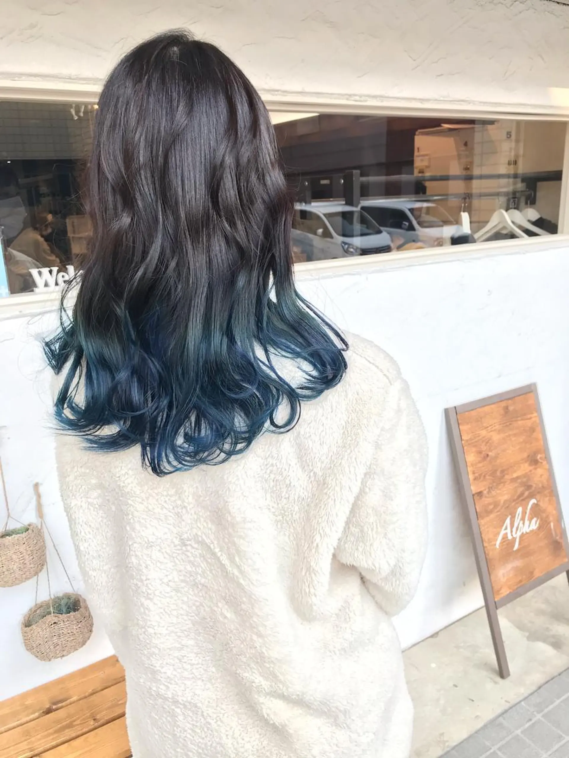 ロング カラー 正分 真美のヘアスタイル