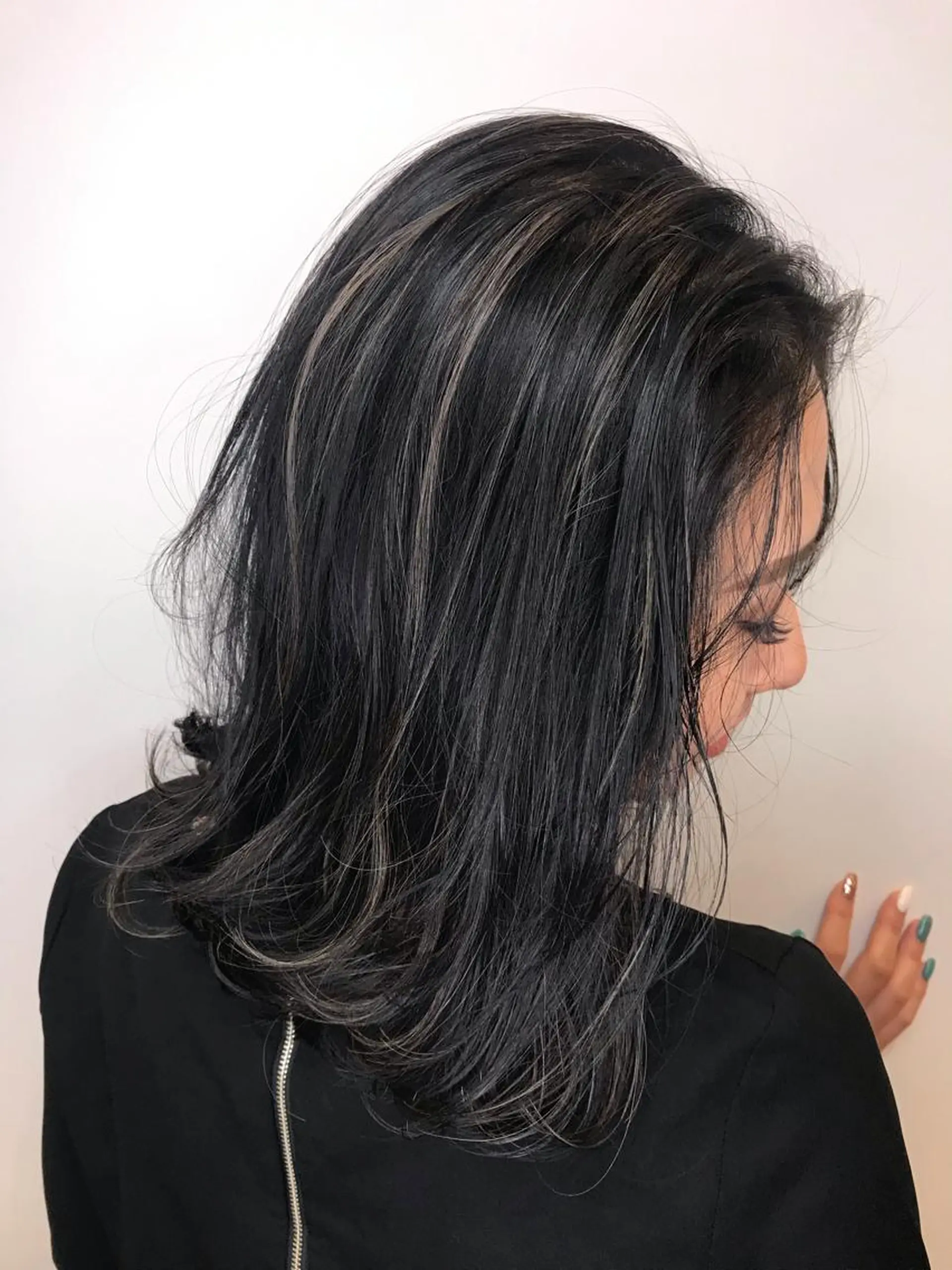 ロング カラー シールエクステ⭐️ オオミタクヤのヘアスタイル