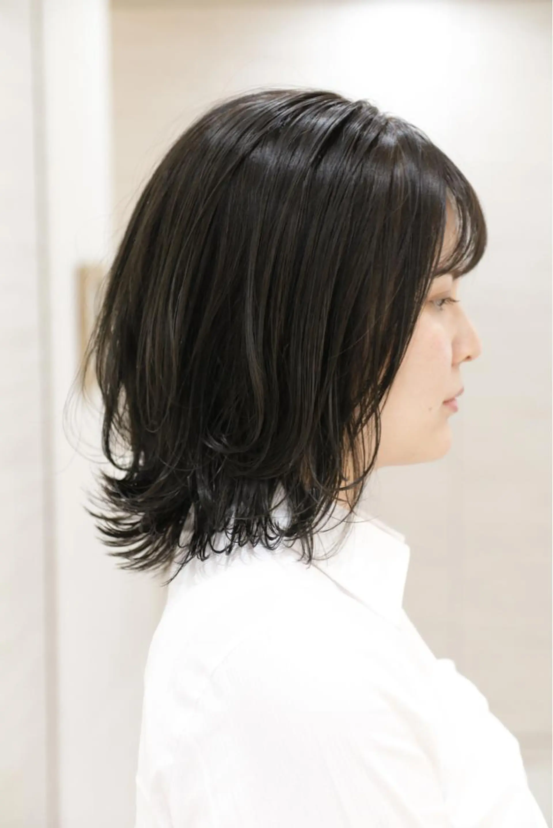 ミディアム カラー カット ヘアカラー トリートメント 斉藤 貴也のヘアスタイル