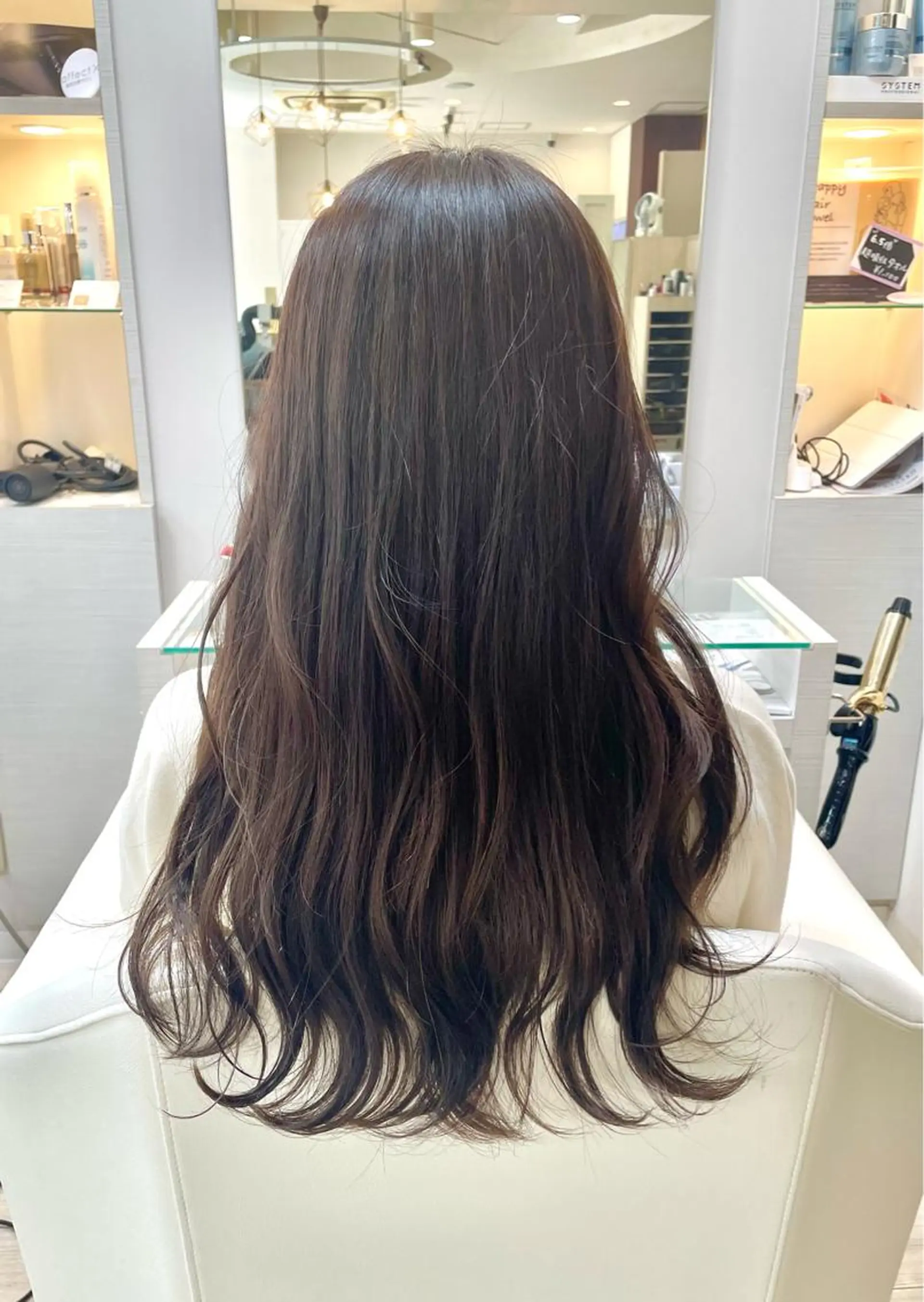 ロング カット ヘアカラー 園田まい/レイヤーカ ット／透明感カラーのヘアスタイル