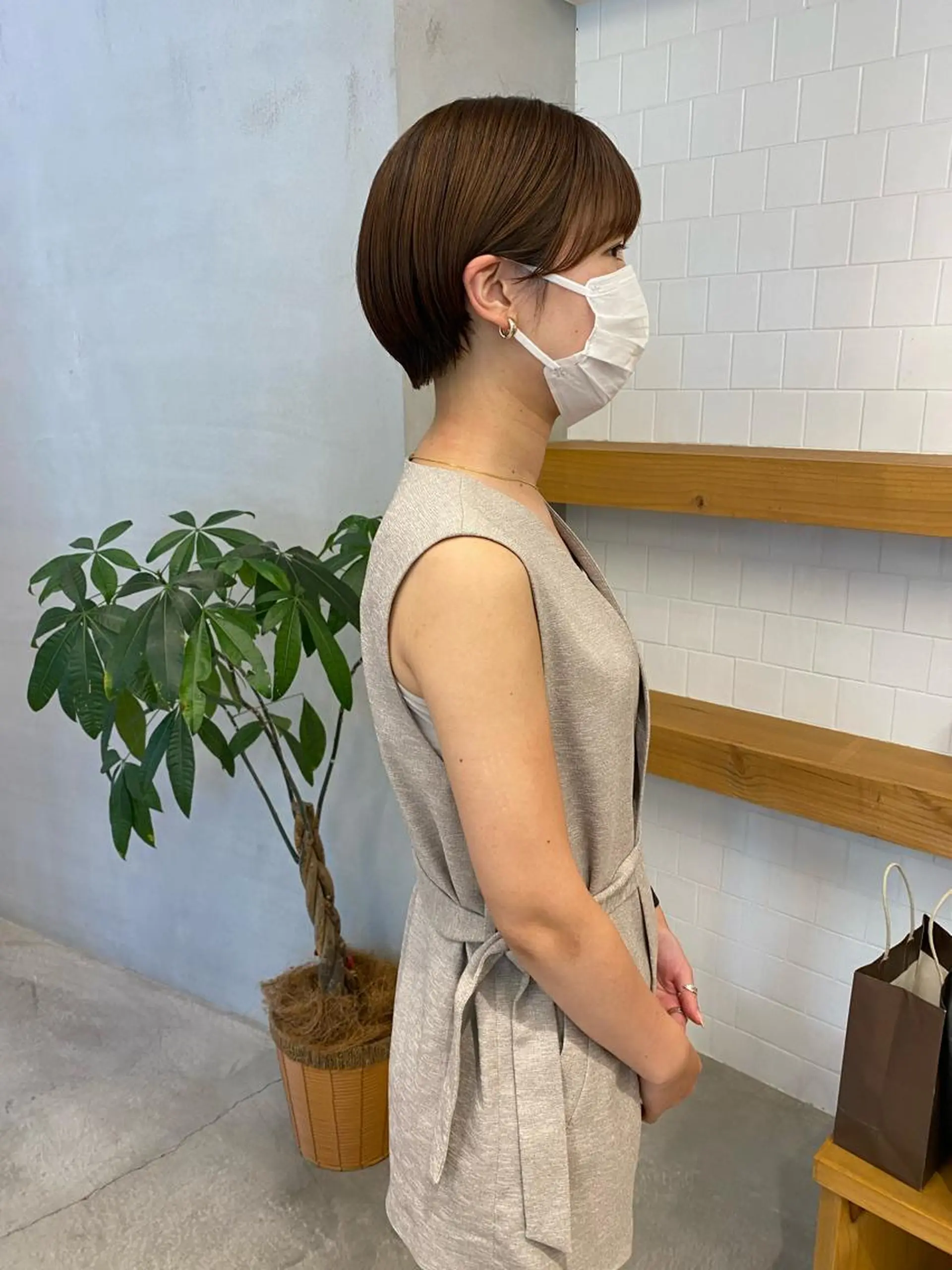 ショート カラー ショートヘア 、 、のヘアスタイル