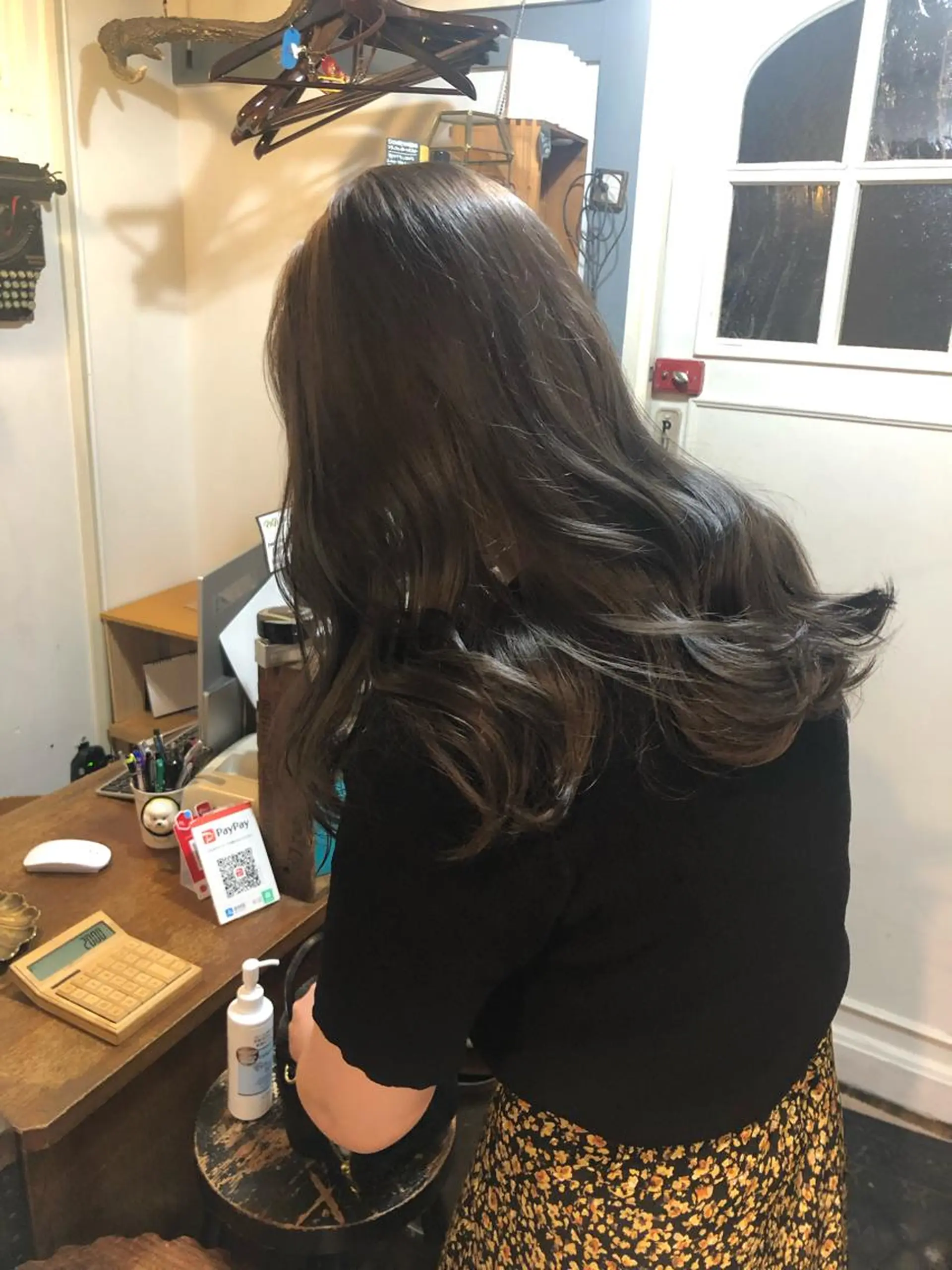 ロング カラー パーマ ヤスザトアヤノ ／レイヤー／オリーブのヘアスタイル