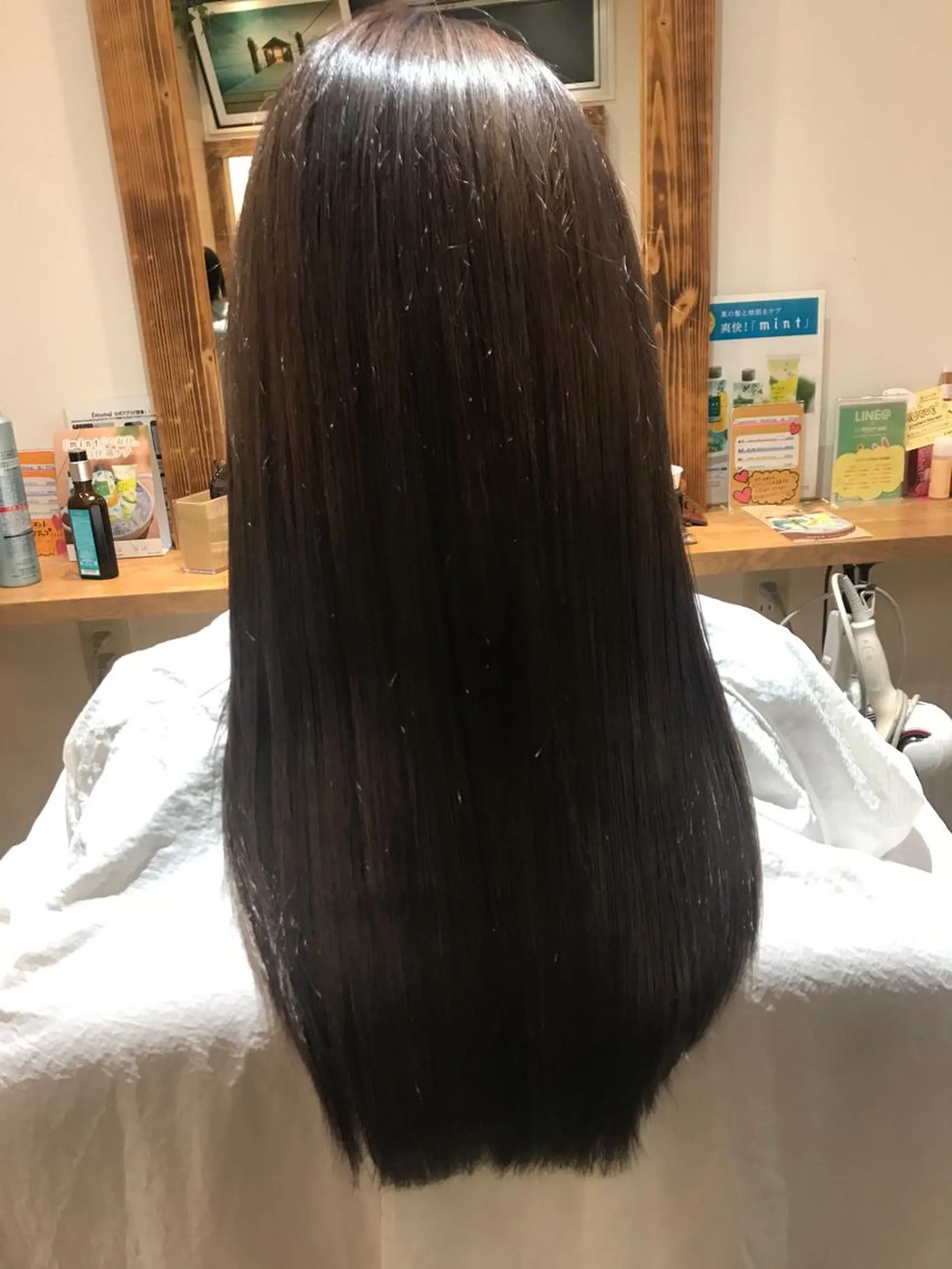 ロング カラー 髪質改善×矯正🫧 韓国ヘアasamiのヘアスタイル