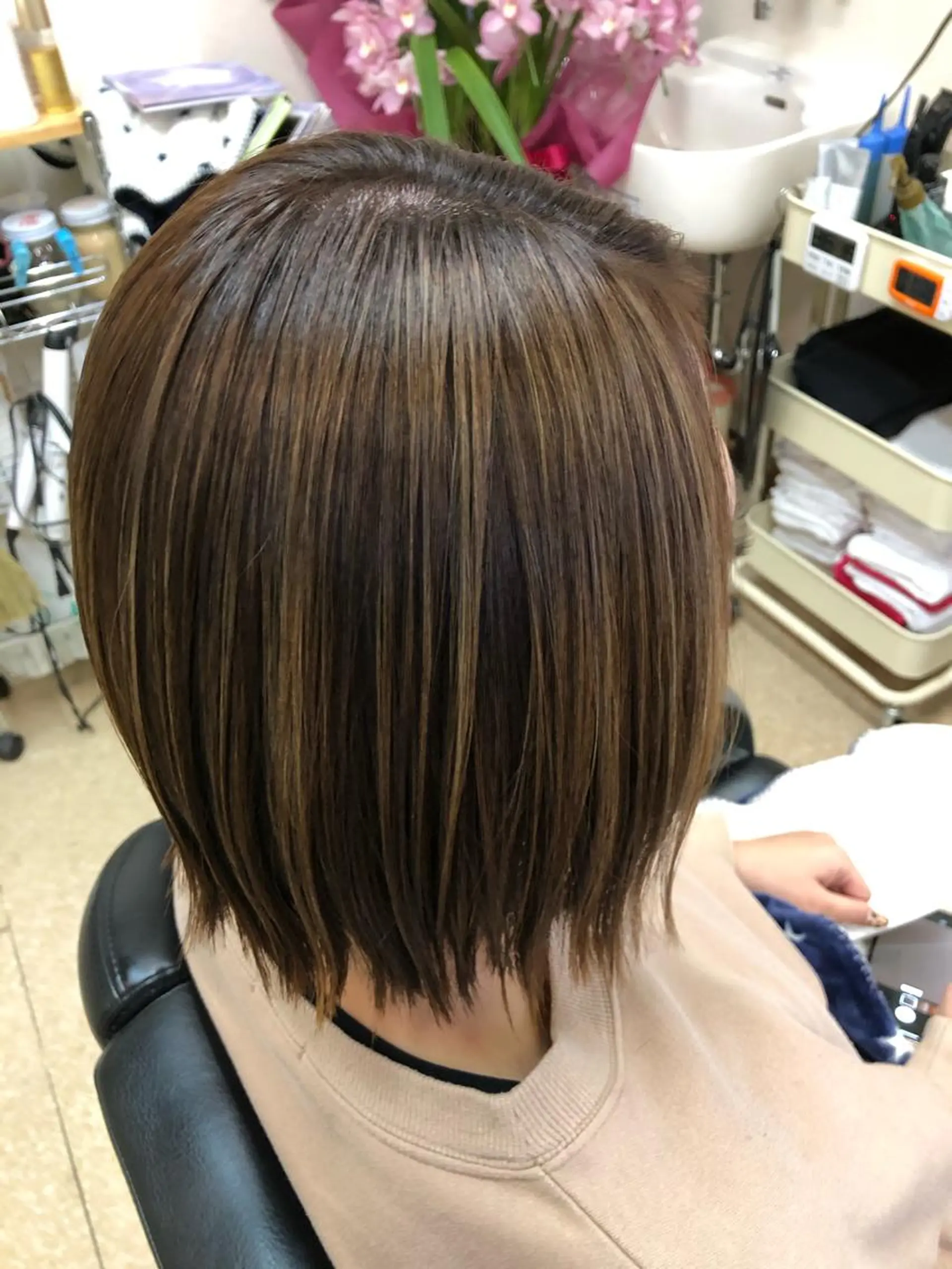 ショート カラー ヘアサロン モカ所属・石塚 浩のヘアスタイル