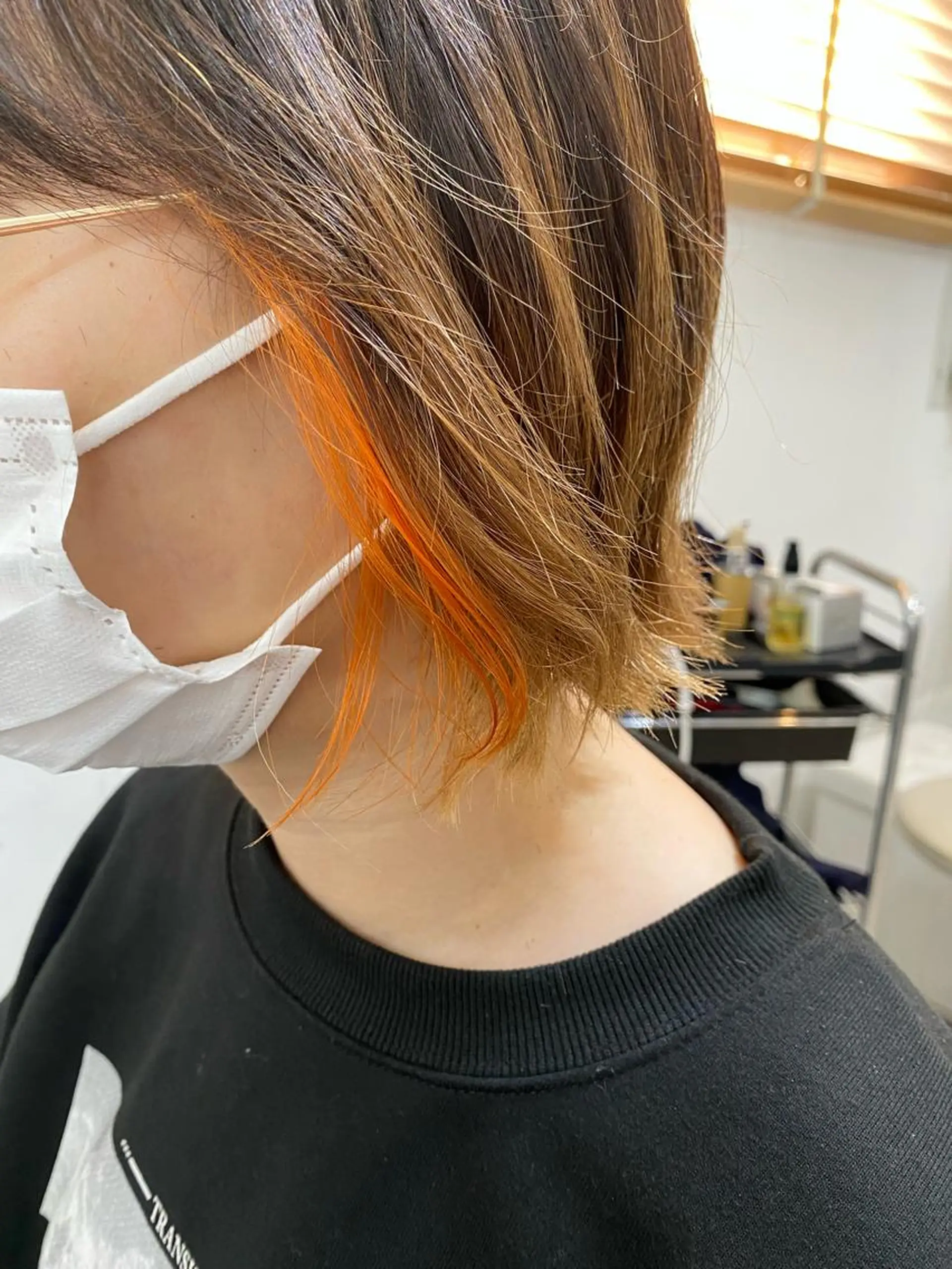 ミディアム 銀座⚜️【脱白髪染め 美髪矯正】トグチのヘアスタイル