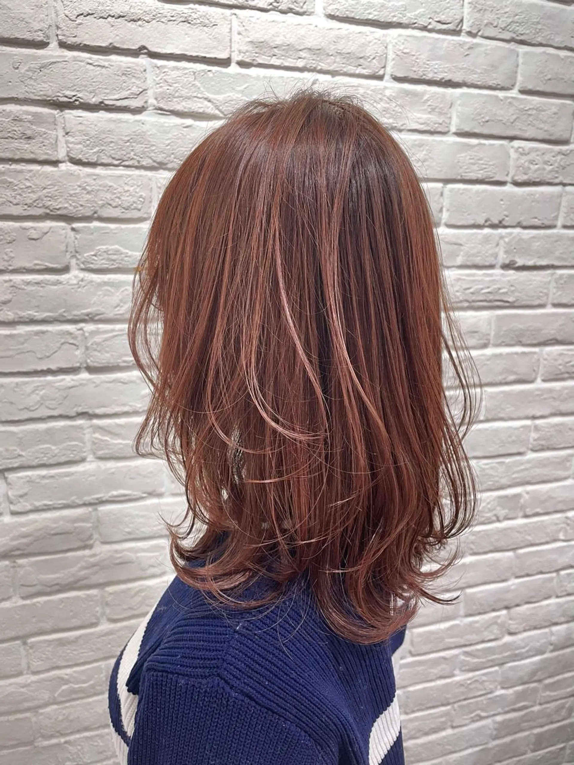 セミロング カラー パーマ ヘアアレンジ メンズ キッズ ネイル マツエク・マツパ アイブロウ belta.🌱 安藝夏花🌻のヘアスタイル