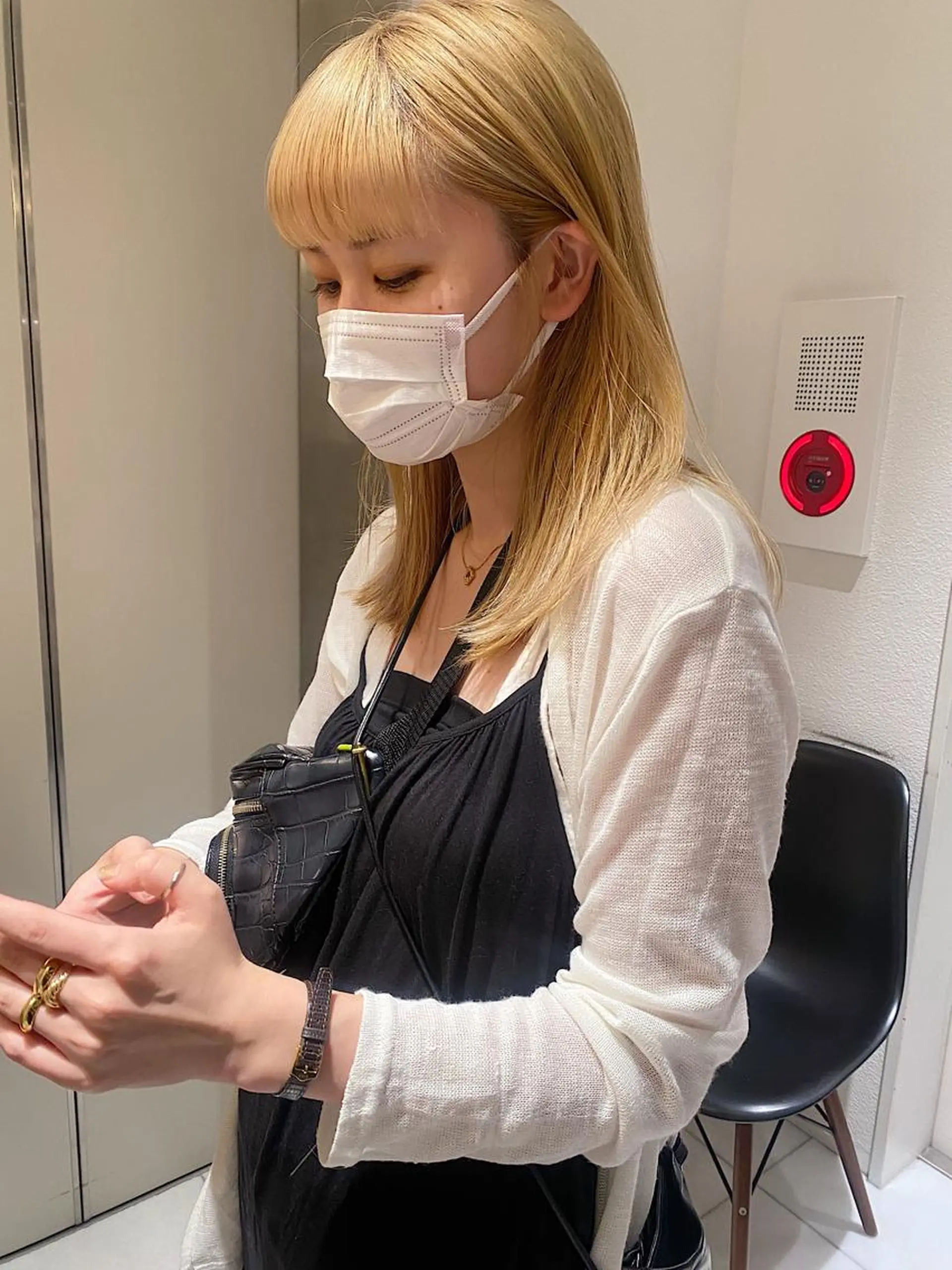 ロング カラー 抜きっぱなしブロンド Pros所属・🌙nana/ボブ /酸性ストレート🌙のヘアスタイル